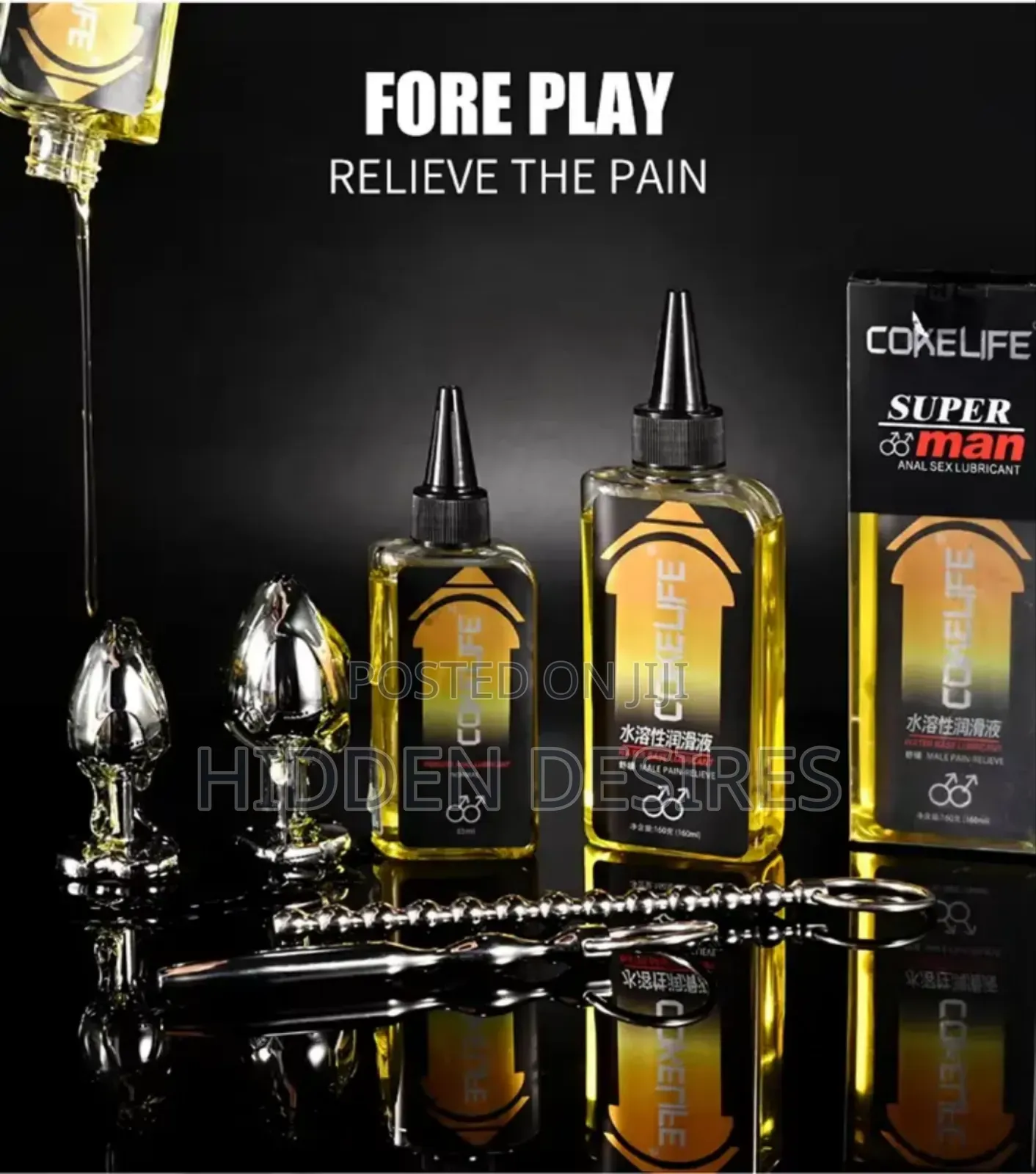 Super Man Pain Relief Anal Lubricant