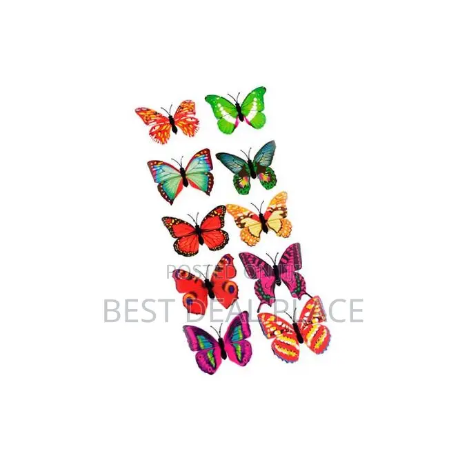 Glowing Butterfly Night Led Lamp Interior Lighting Decoration