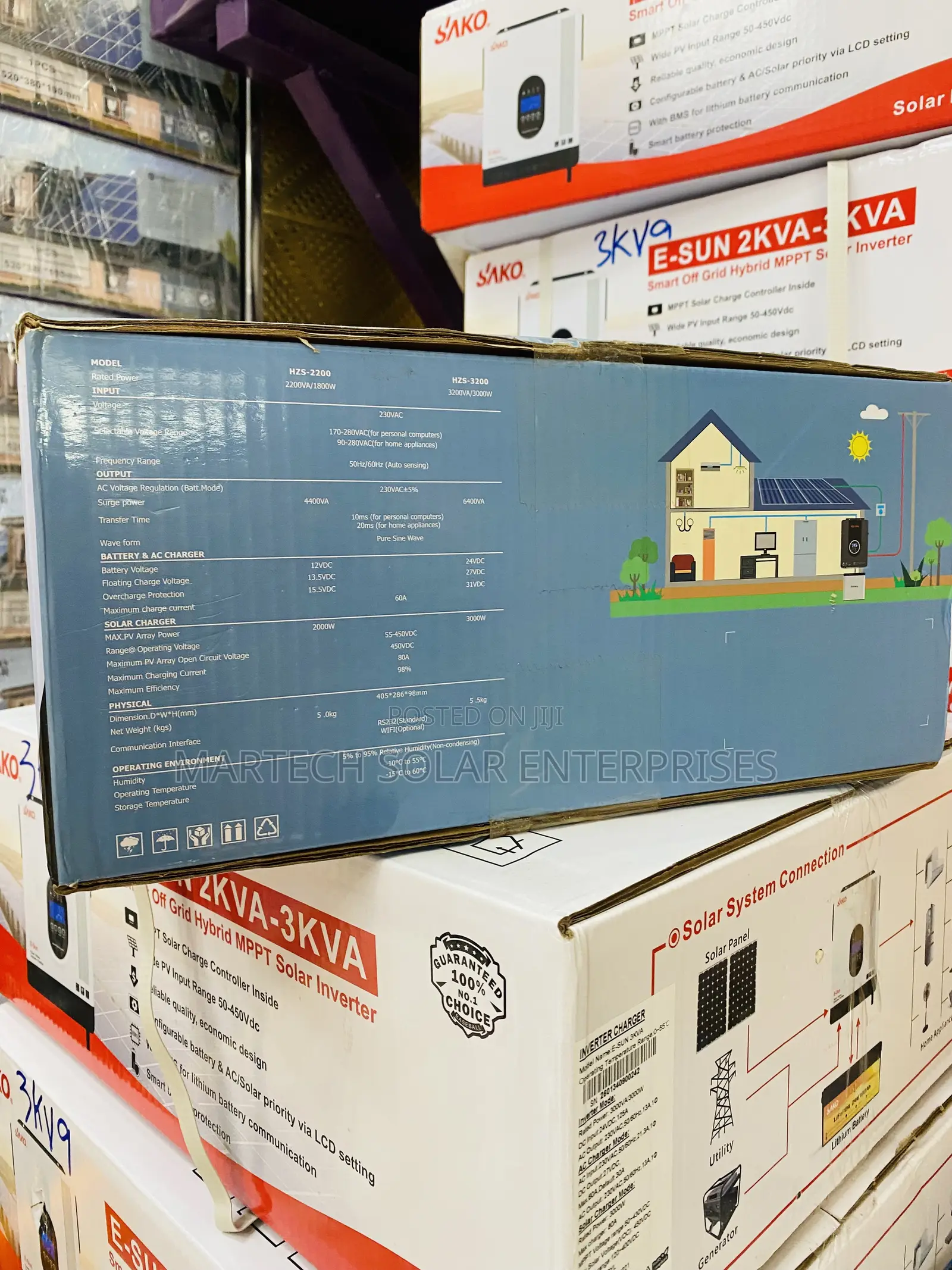 Hzsolar 3.2kva/24v Solar Hybrid Inverter