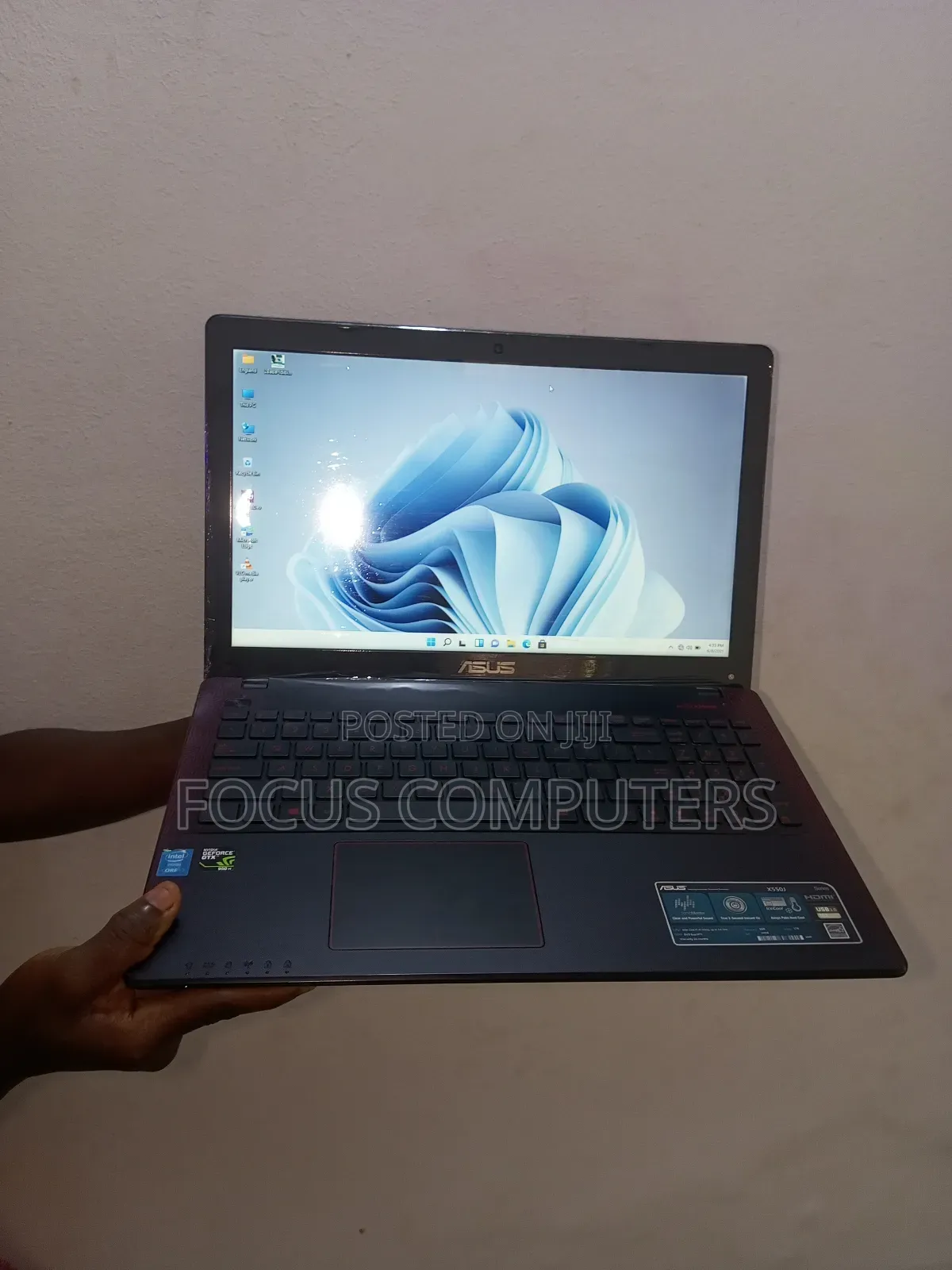 Laptop Asus 8GB Intel Core i7 HDD 500GB