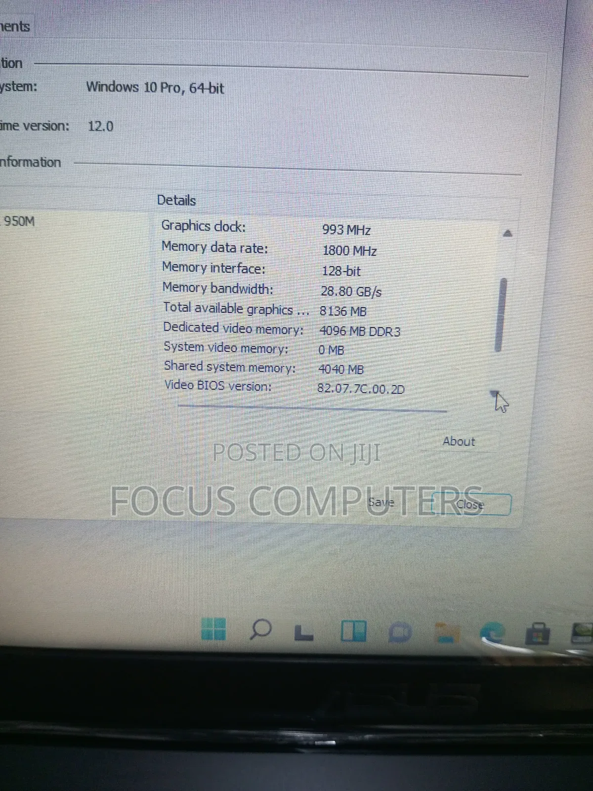 Laptop Asus 8GB Intel Core i7 HDD 500GB
