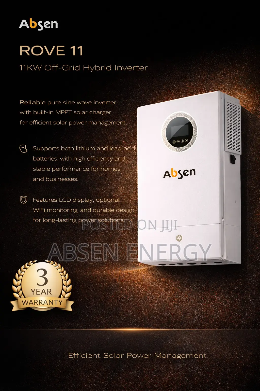 Rove 11 - 11 Kw Off-Grid Hybrid Inverter