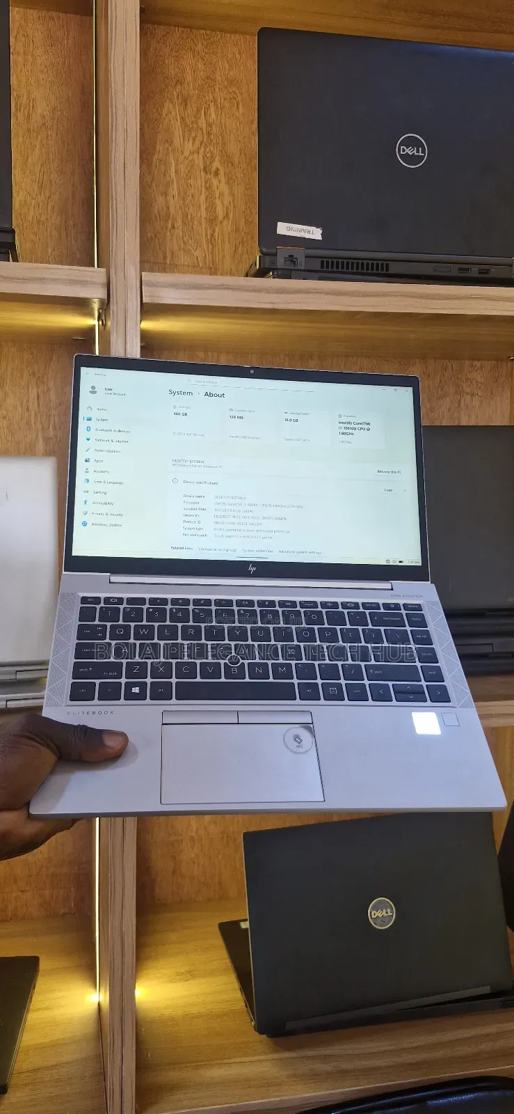 Laptop HP EliteBook 840 G7 16GB Intel Core i7 SSD 256GB