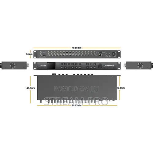 Avmatrix 16-Channel 3g-Sdi Multiviewer and Switcher (1 Ru)