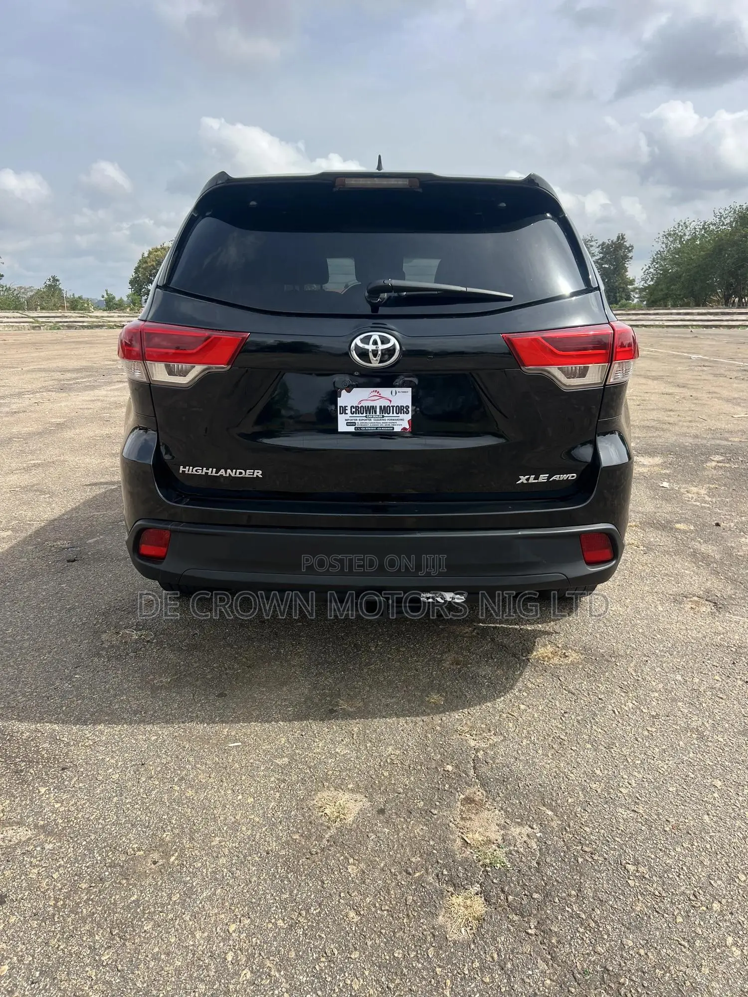 Toyota Highlander XLE 4dr SUV AWD (3.5L 6cyl 6A) 2015 Black