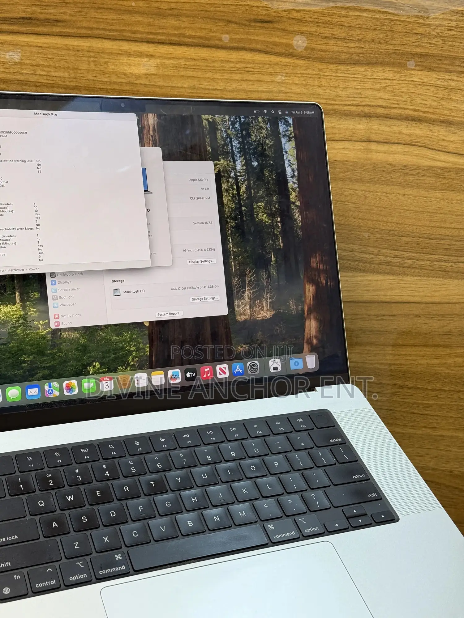 Apple MacBook Pro 2023 M3 Pro 16-inch 18GB Apple M3 Pro SSD 512GB
