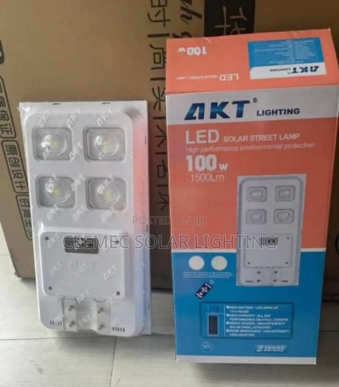 Original Cob-Eye 100w Akt Solar Street-Light