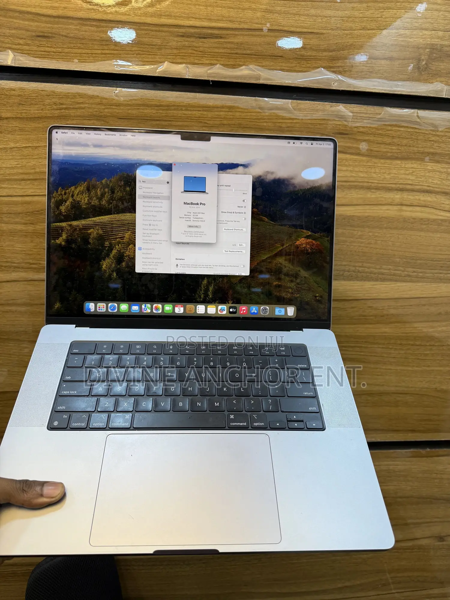 Laptop Apple MacBook Pro 2023 M2 Max 16-inch 32GB SSD 1T