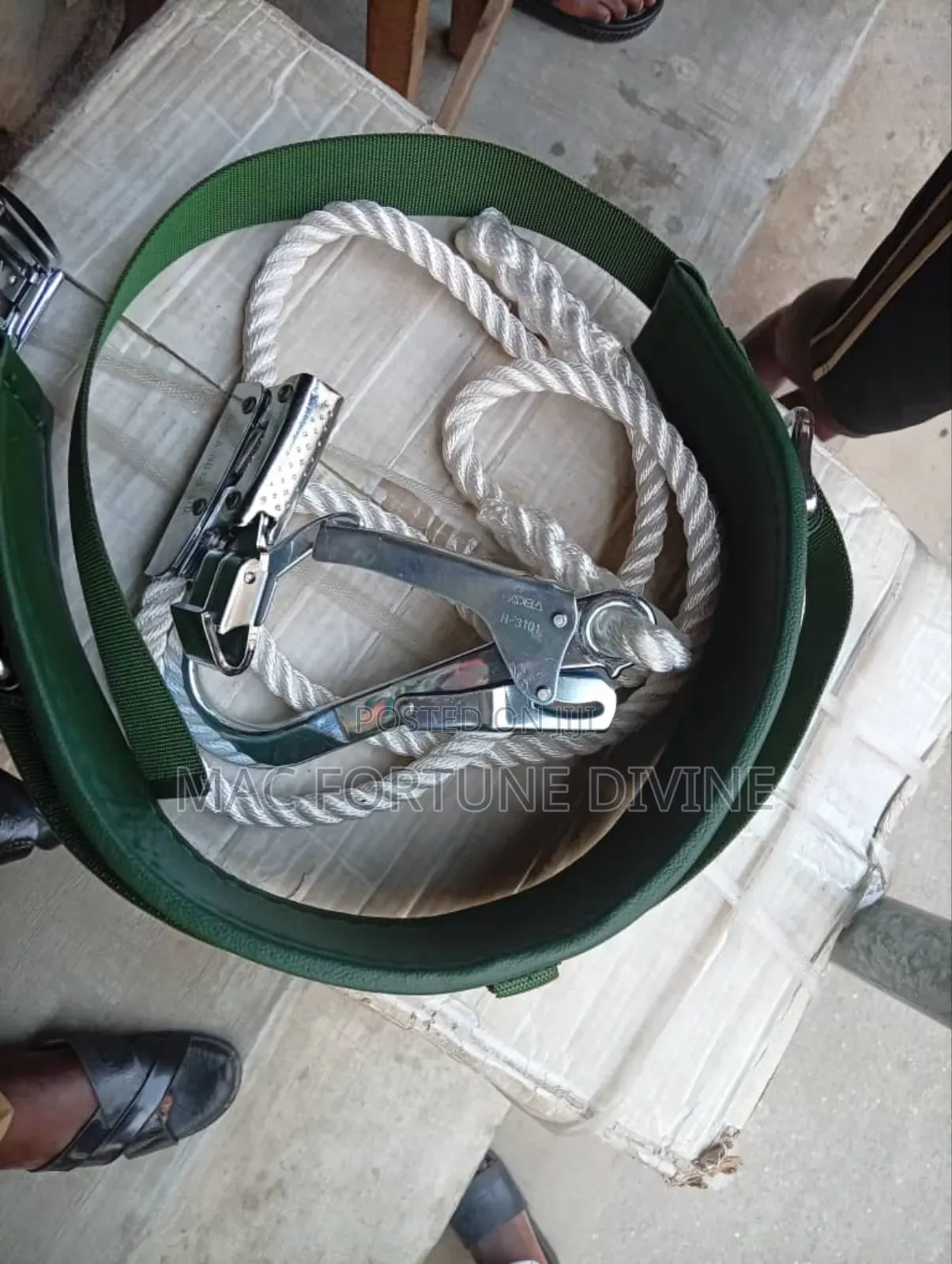 Adela No. 227 Lineman's Safety Nepa Belt With Lanyard