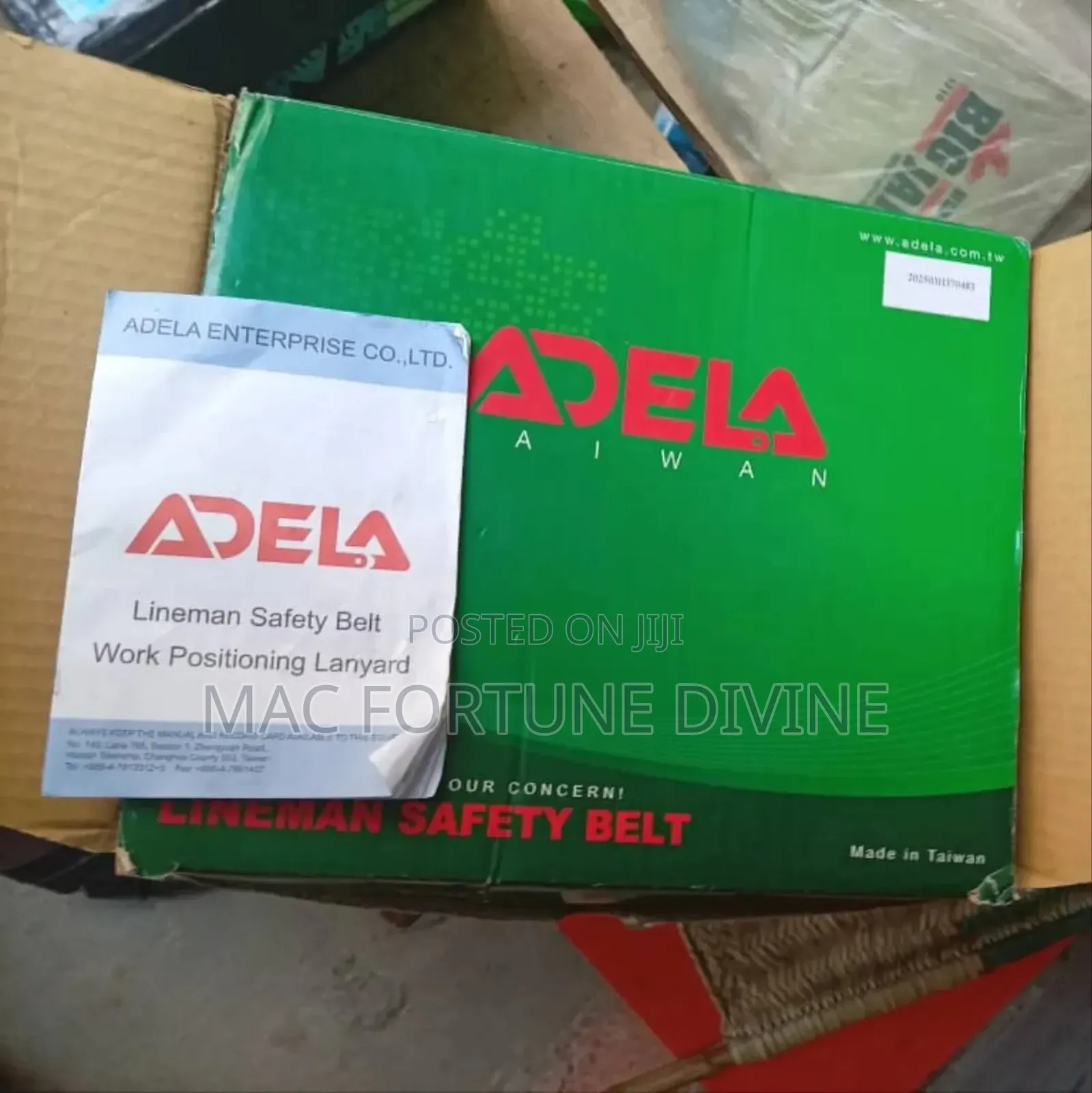 Adela No. 227 Lineman's Safety Nepa Belt With Lanyard