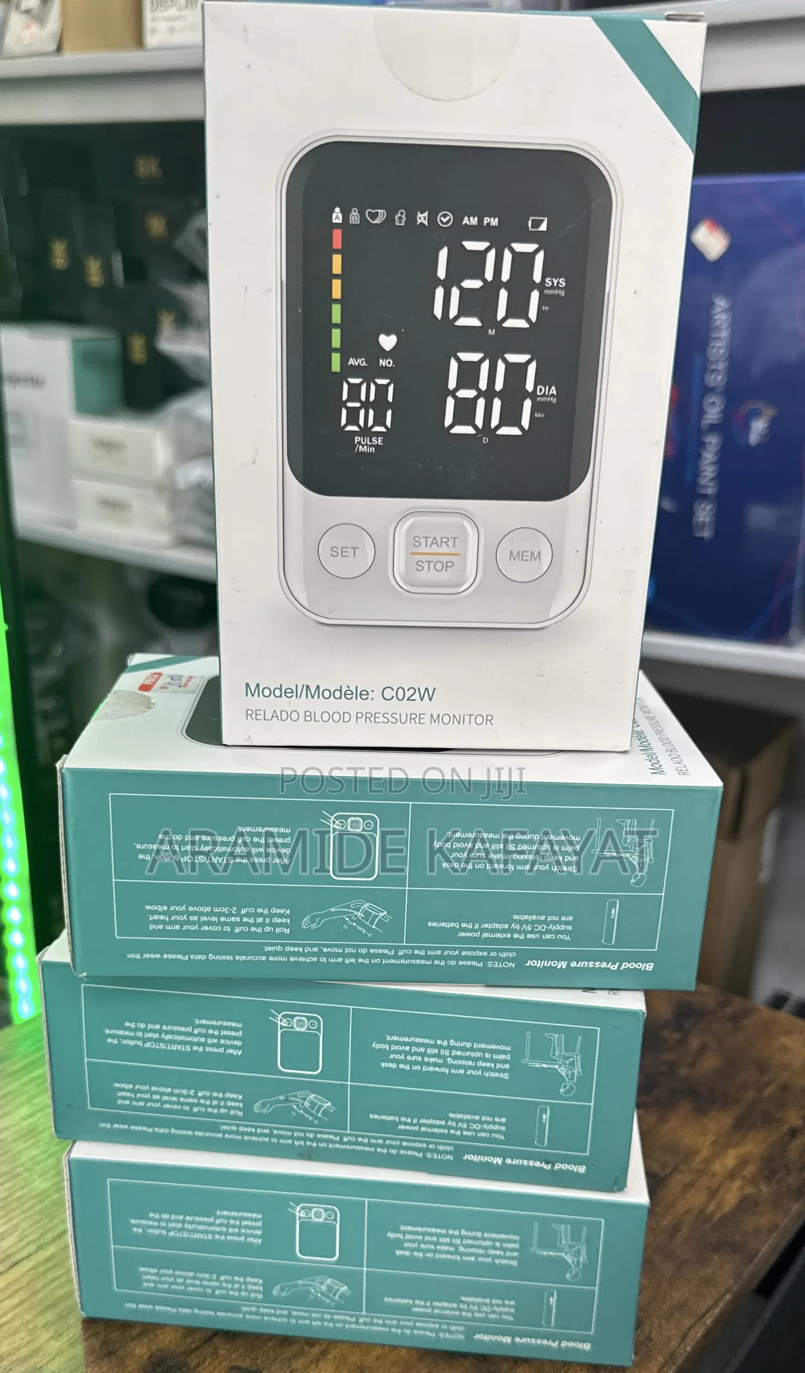 Relado Blood Pressure Monitor (Co2w)