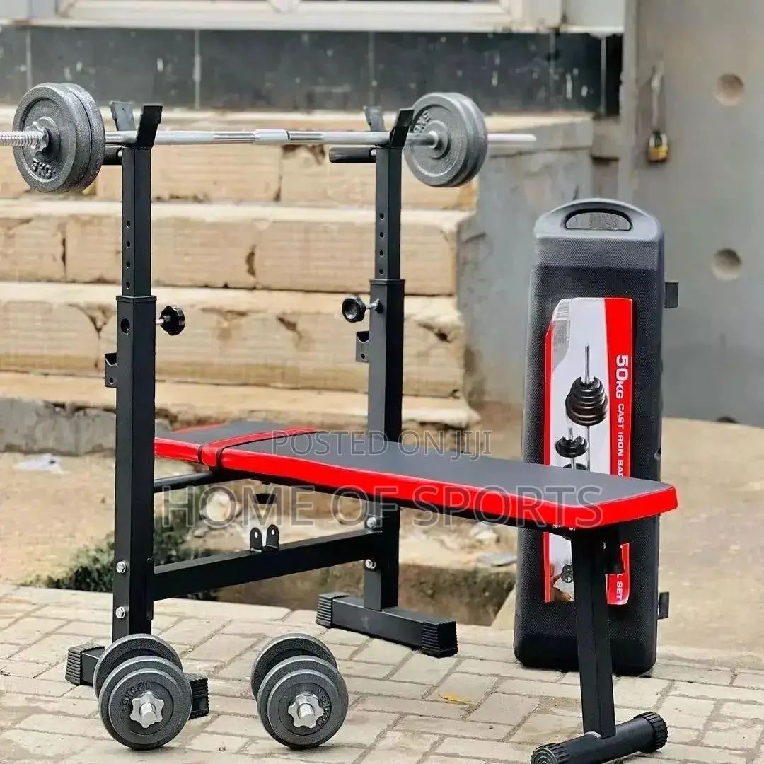 Foldable Adjustable Weight Bench With 50kg