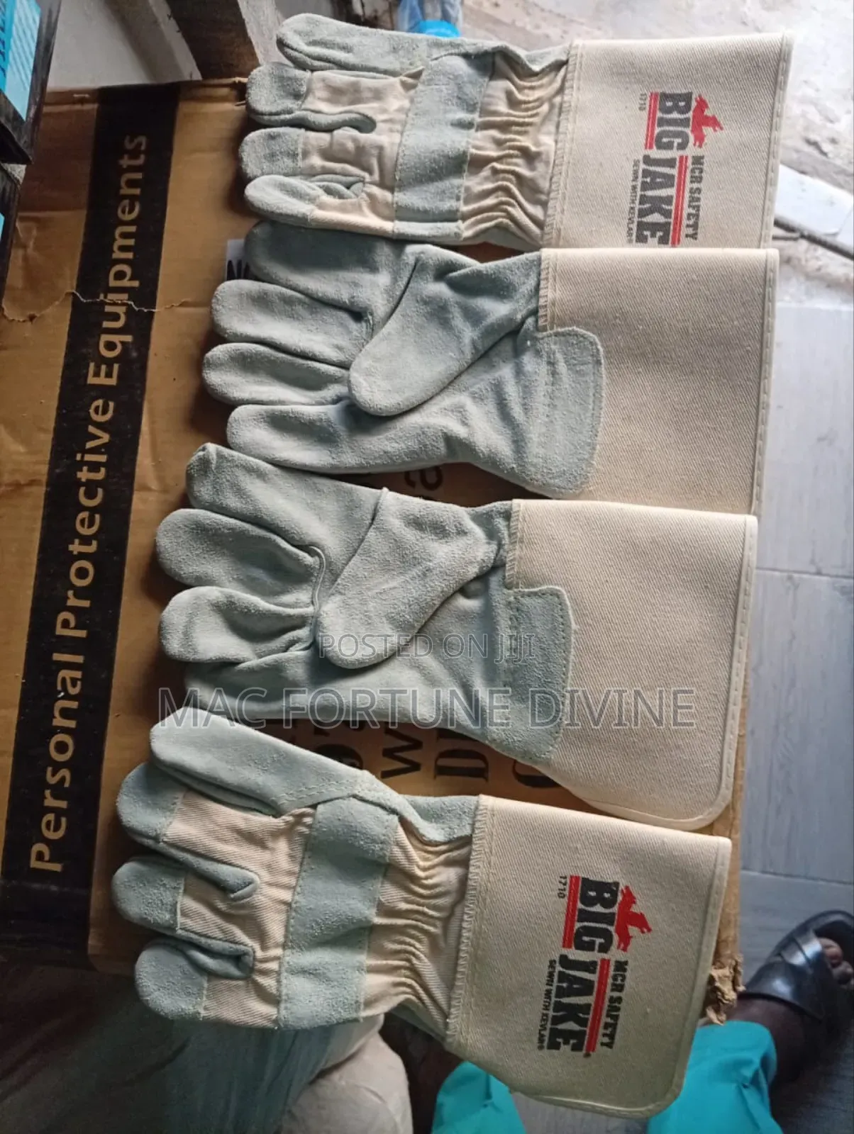 Mcr Safety Big Jake 1710 Leather Palm Work Gloves [12k A Pair]