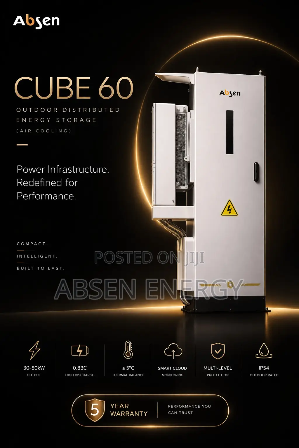 Cube 60 - 50kw + 60kwh Out Door All in One Unit