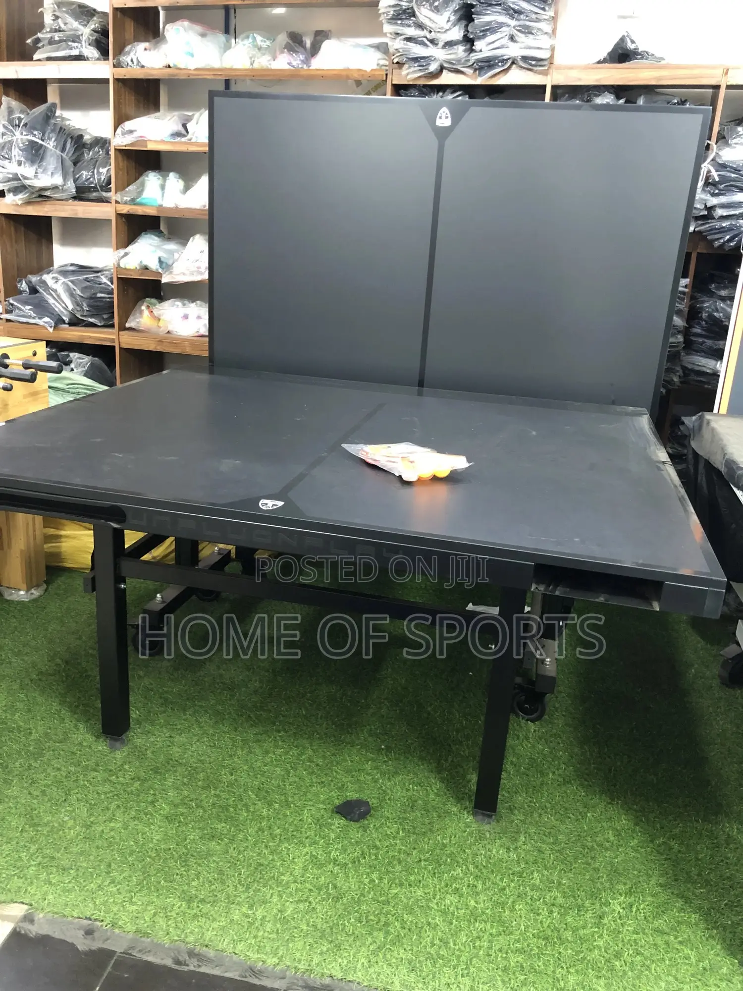 Standard Aluminum Outdoor Table Tennis Board (Black)