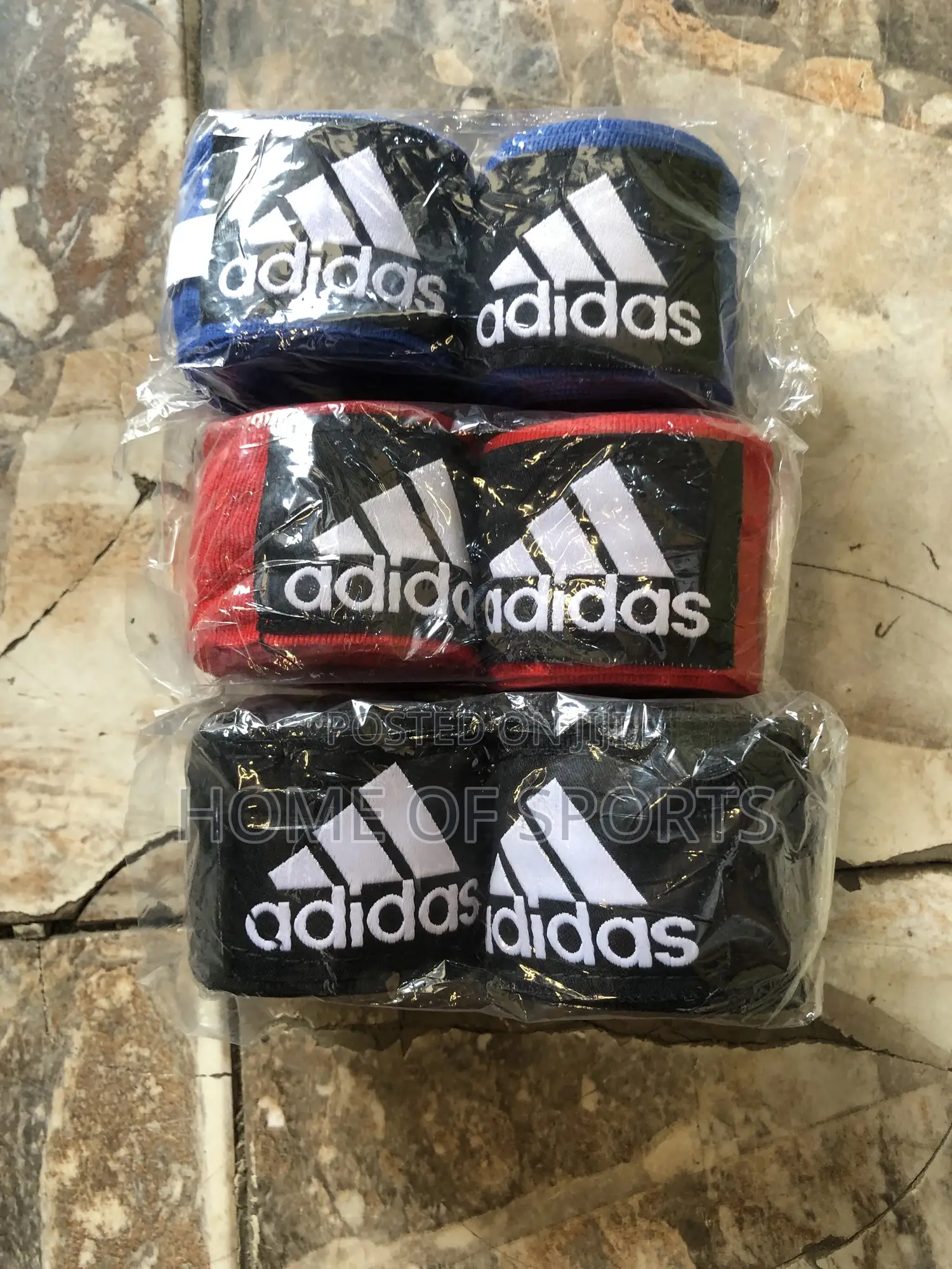 A Pair of Adidas Boxing Hand