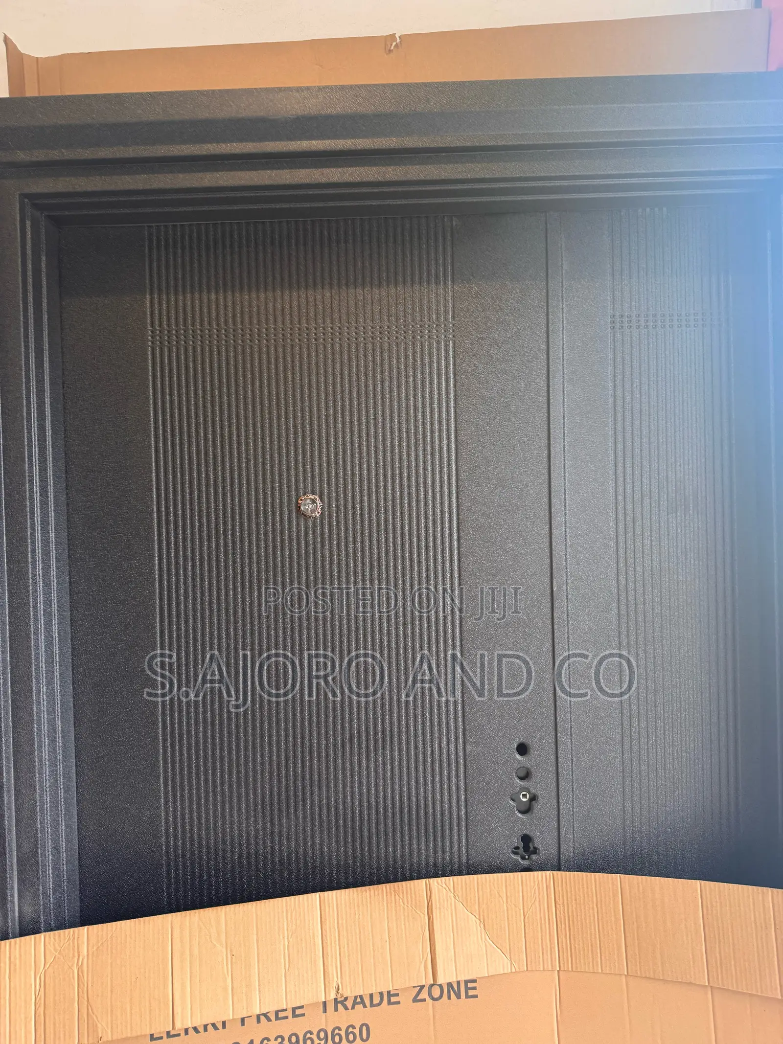 4ft by 7ft Jiuhua Security Steel Entrance Door