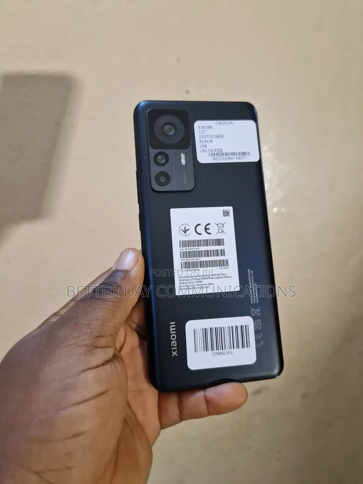 Xiaomi 12T 256 GB Black