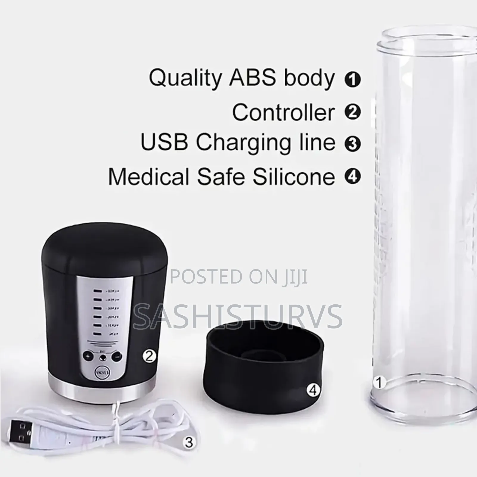 Penis Pump Vacuum Suction Enlargement Cock With Free Cock Rings