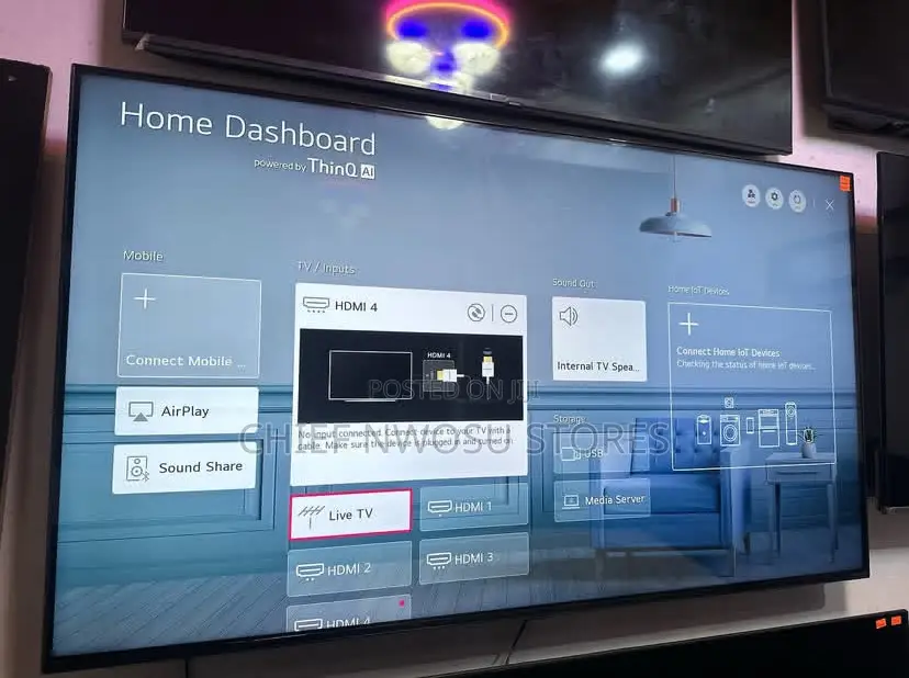 55" Lg Nanocell Real Display Smart Tv With Thinq Ai