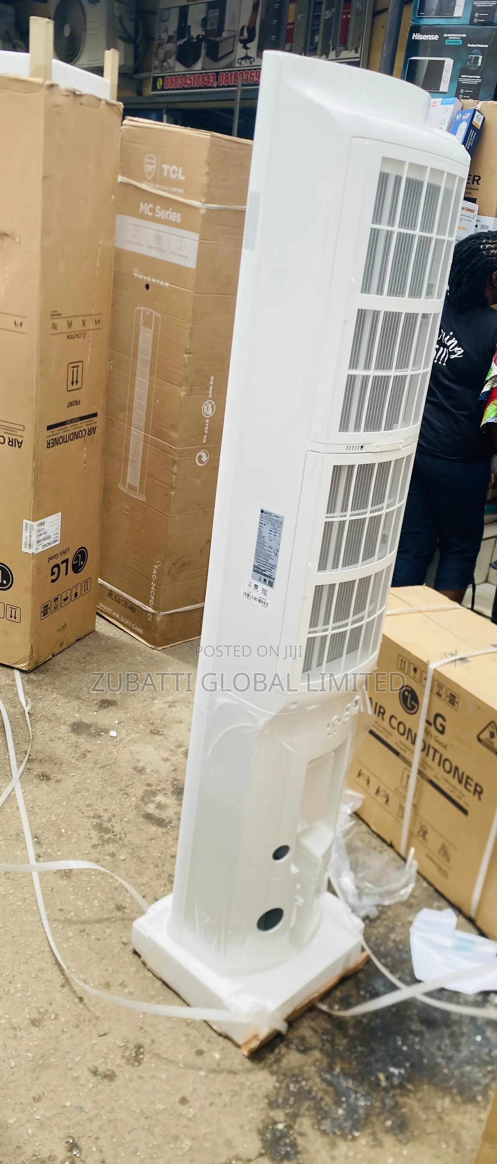 Lg 2.5hp Art Cool Inverter Standing Ac