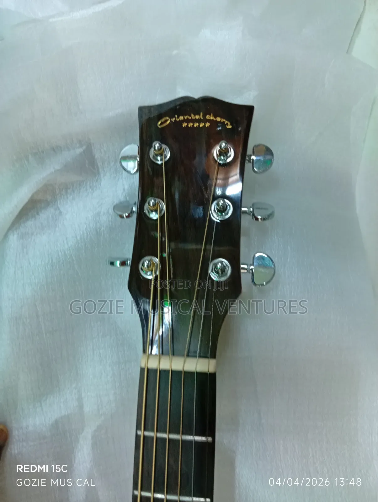 Quality Oriental Cherry Semi Acoustic Guitar