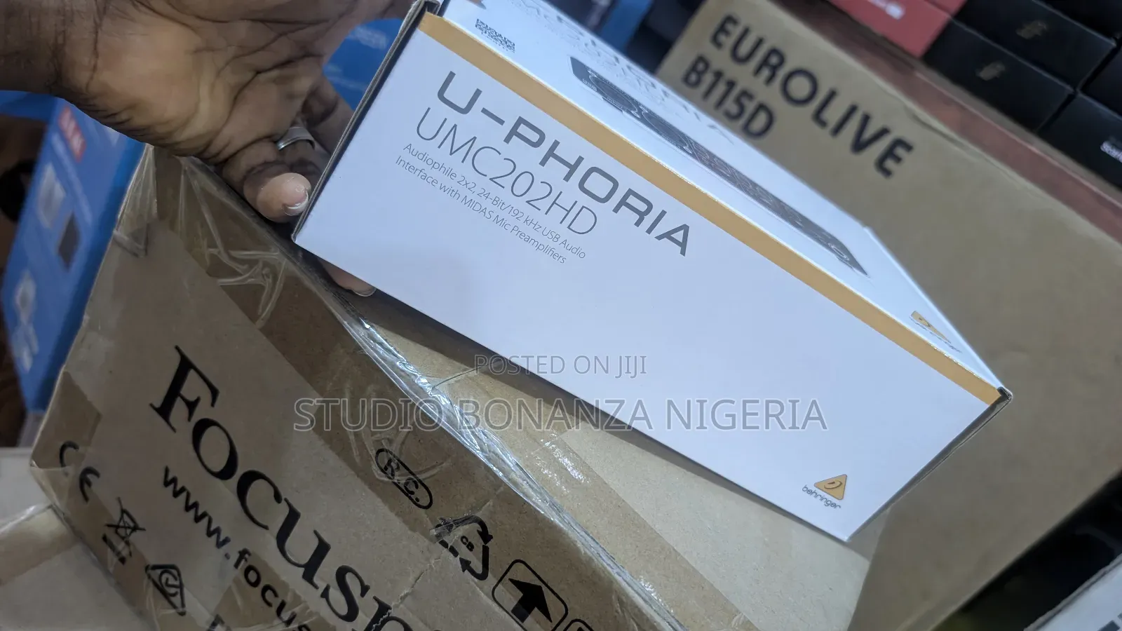 Behringer U-Phoria Umc202hd Audio Interface Soundcard