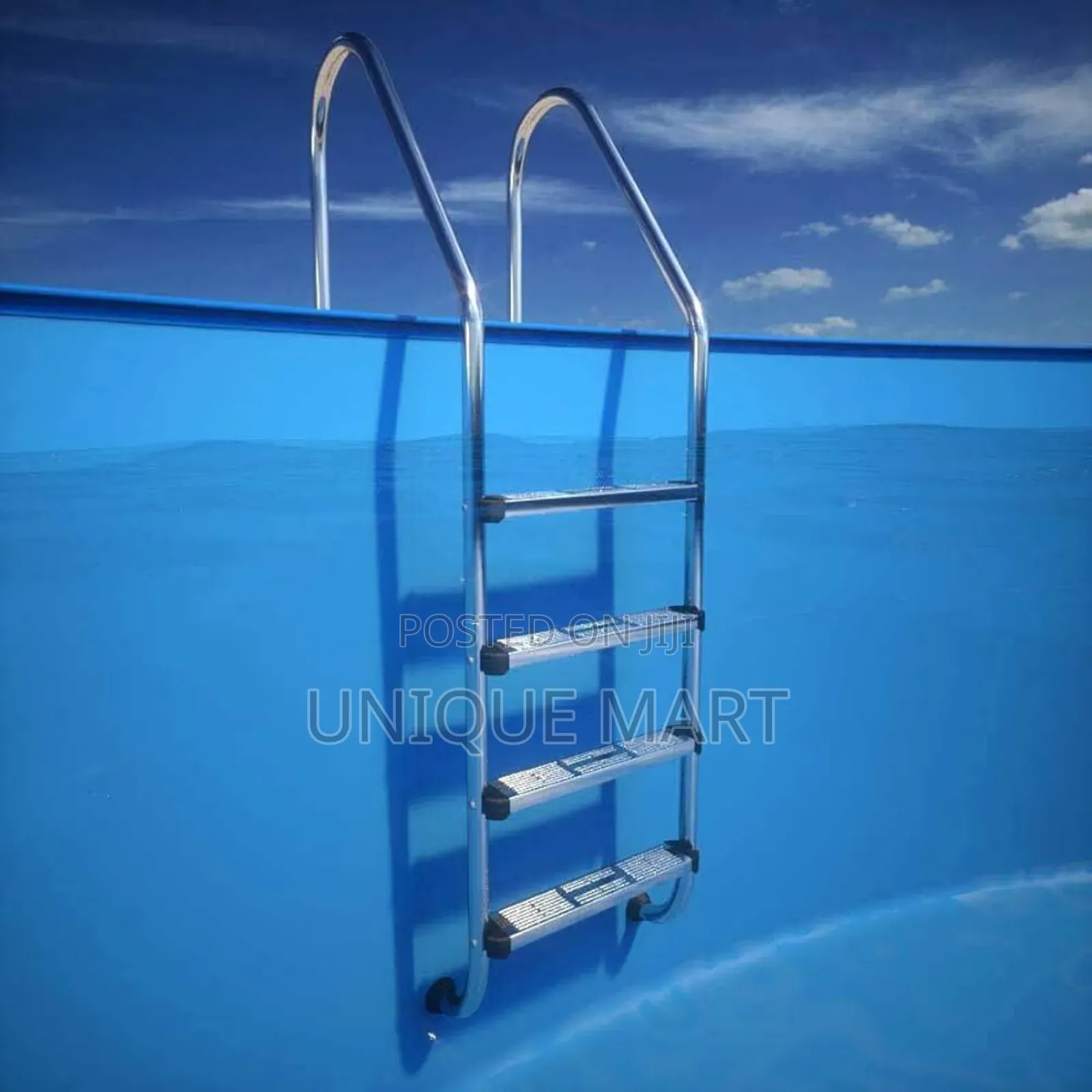 4 Step Ladder for Swimming Pool, Also Available in 2 to 6 Dteps