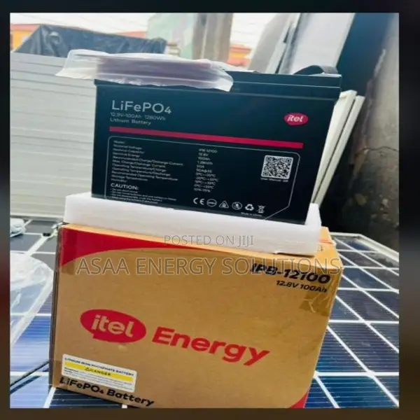 100a 12v Itel Lithium Battery 1.2kw Original With Warranty