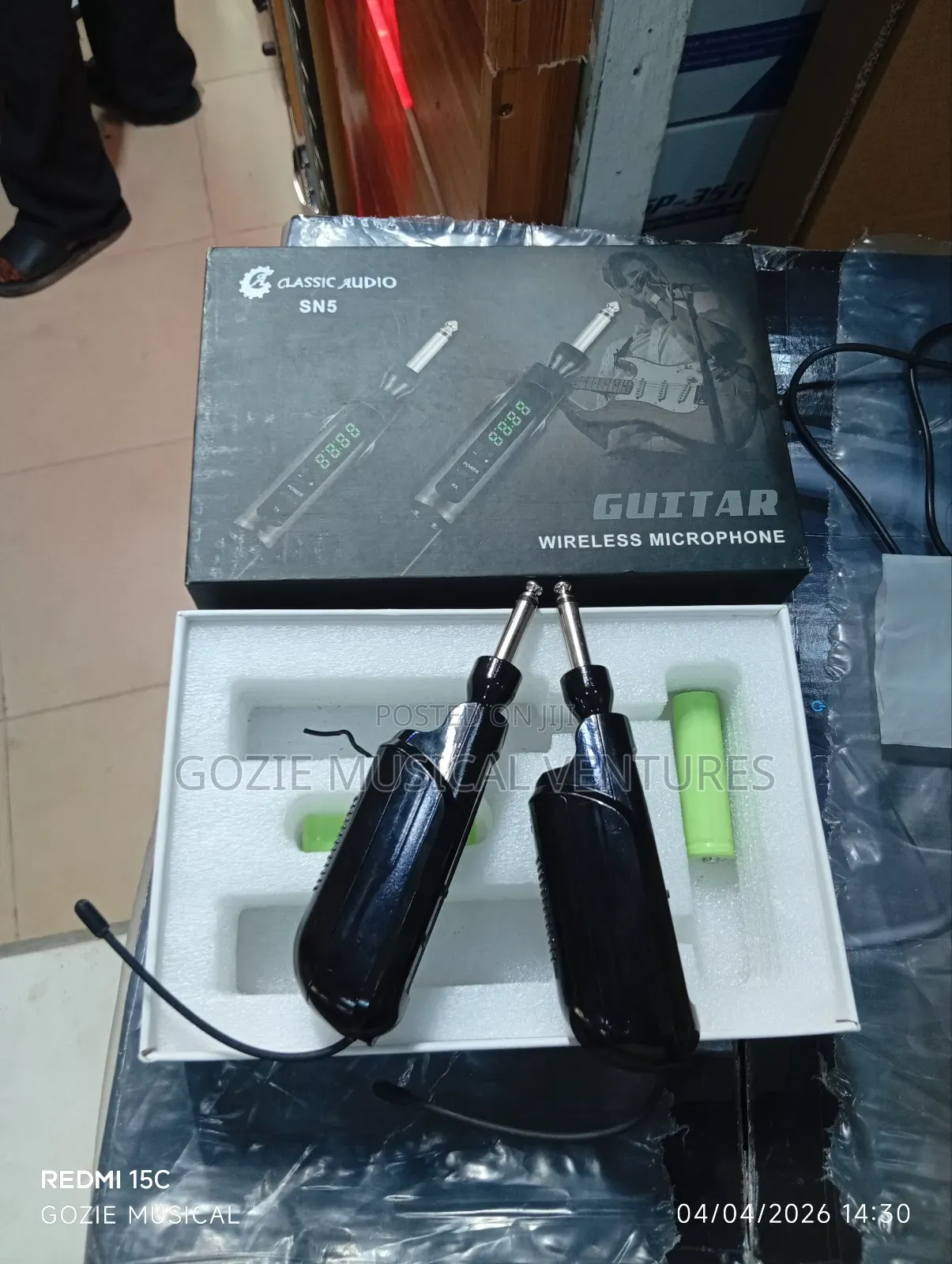 Classic Audio Sn5 Wireless Guitar Microphone System
