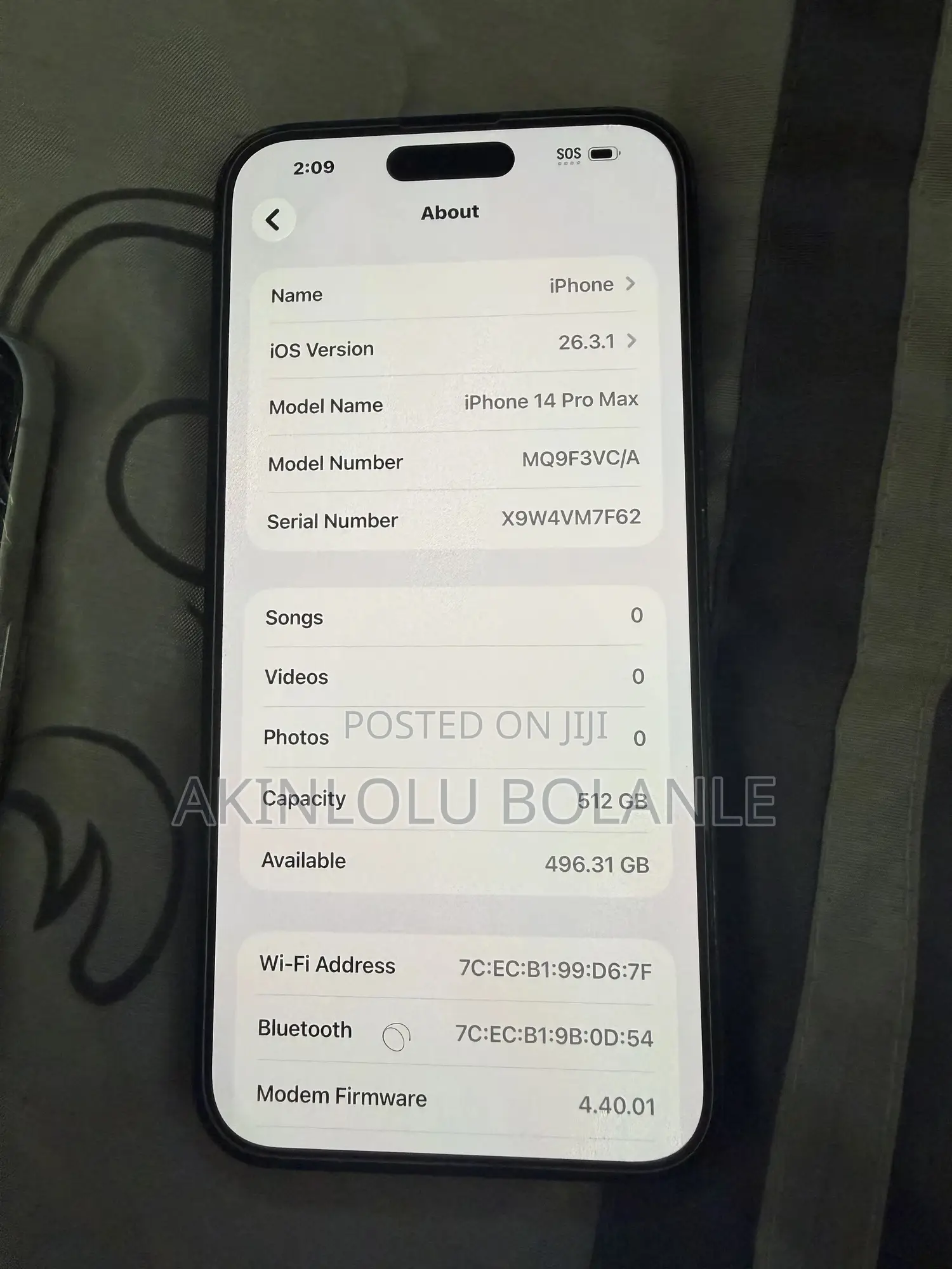 Apple iPhone 14 Pro Max 512 GB Black