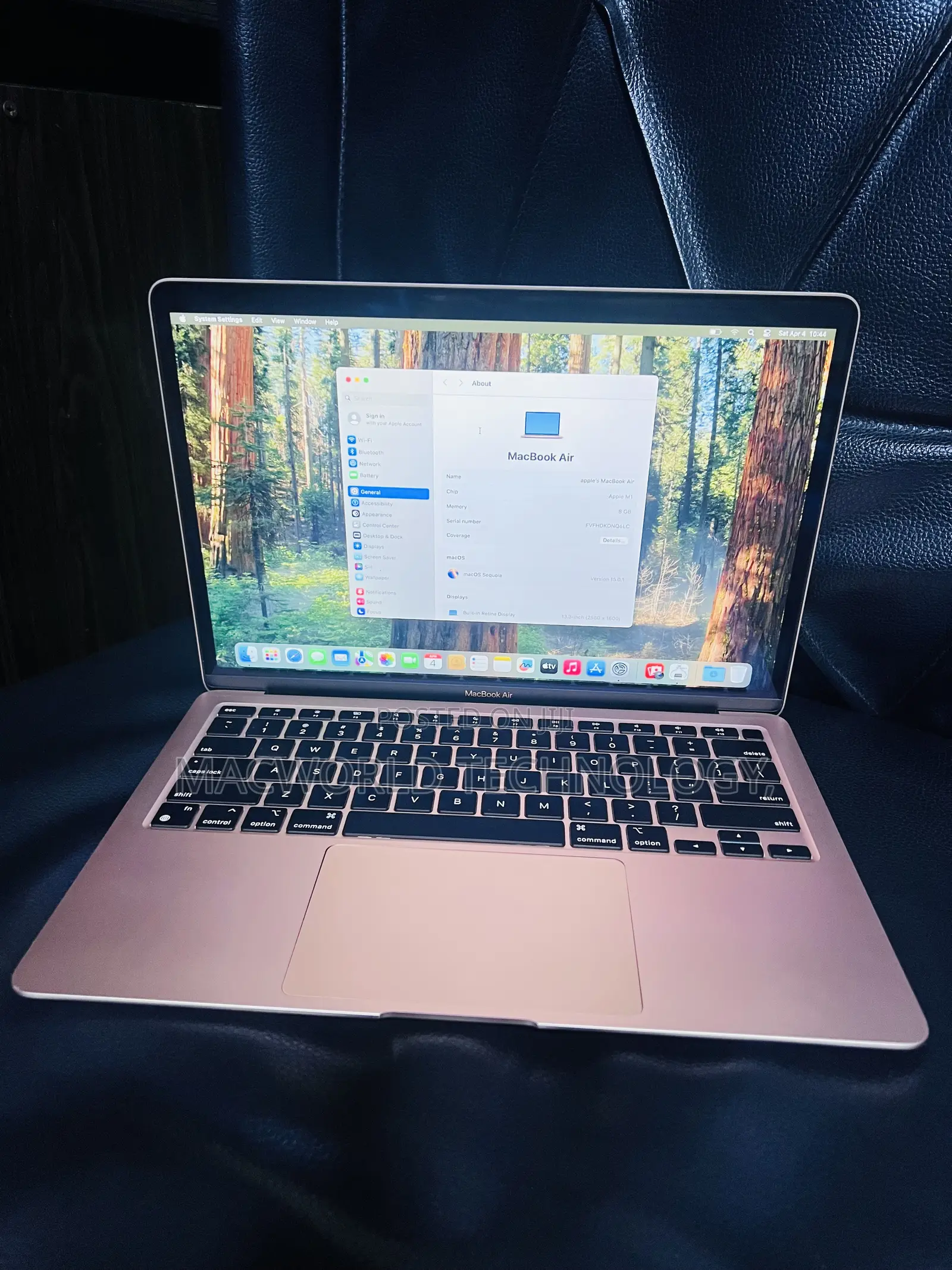 Laptop Apple MacBook Air 2020 M1 8GB Apple M1 SSD 256GB