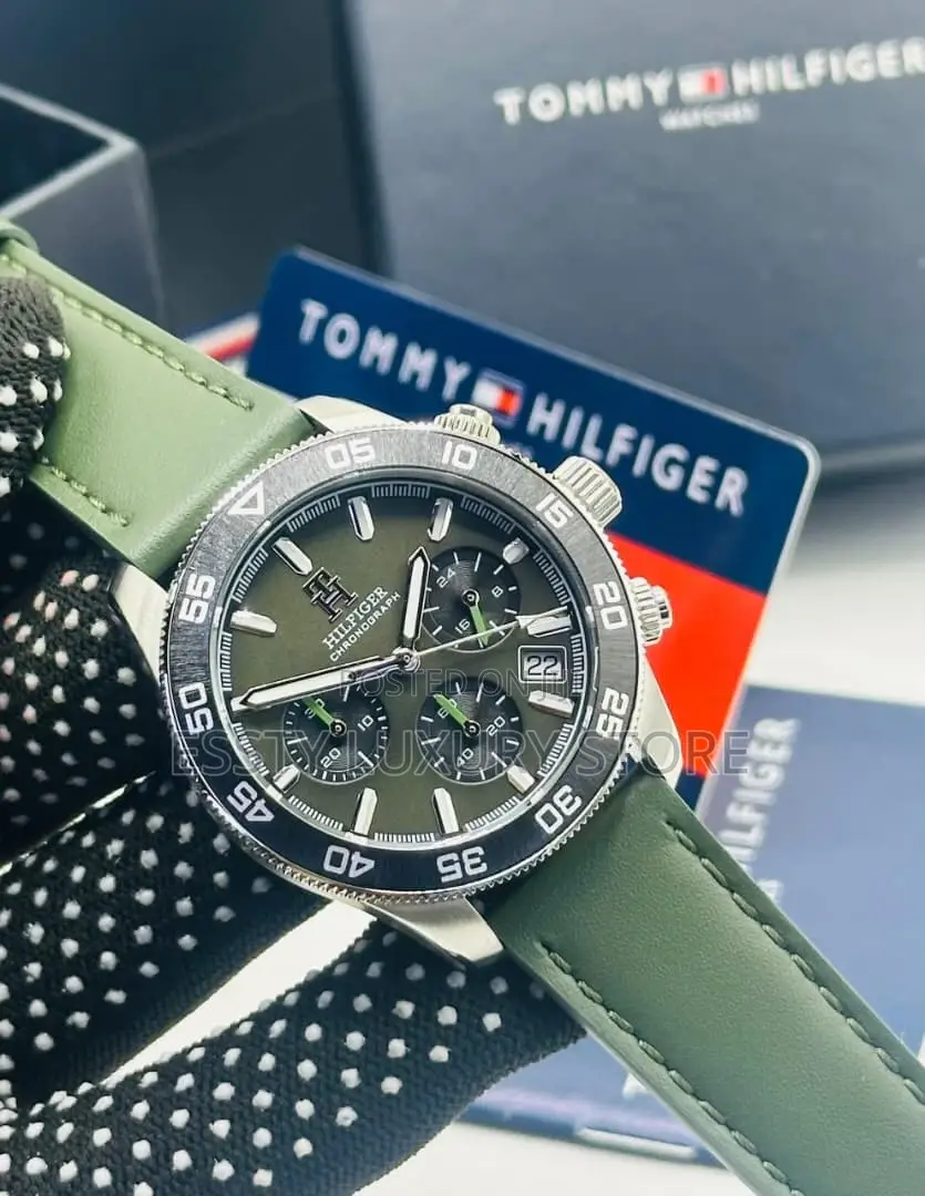 High Quality Tommy Hilfiger Leather Watch