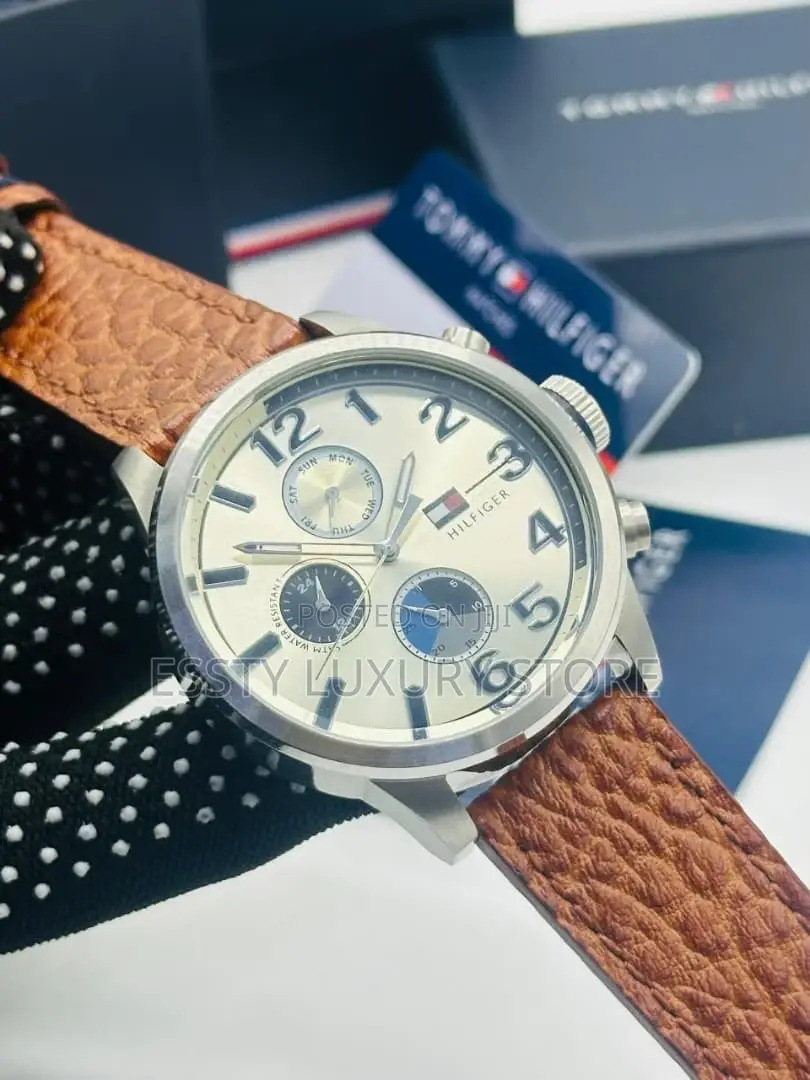 High Quality Tommy Hilfiger Leather Watch