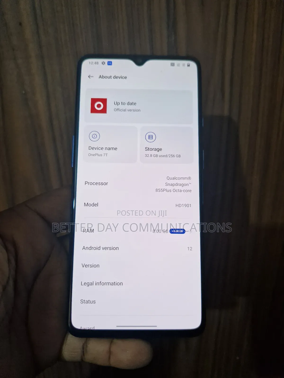 OnePlus 7T 256 GB Blue