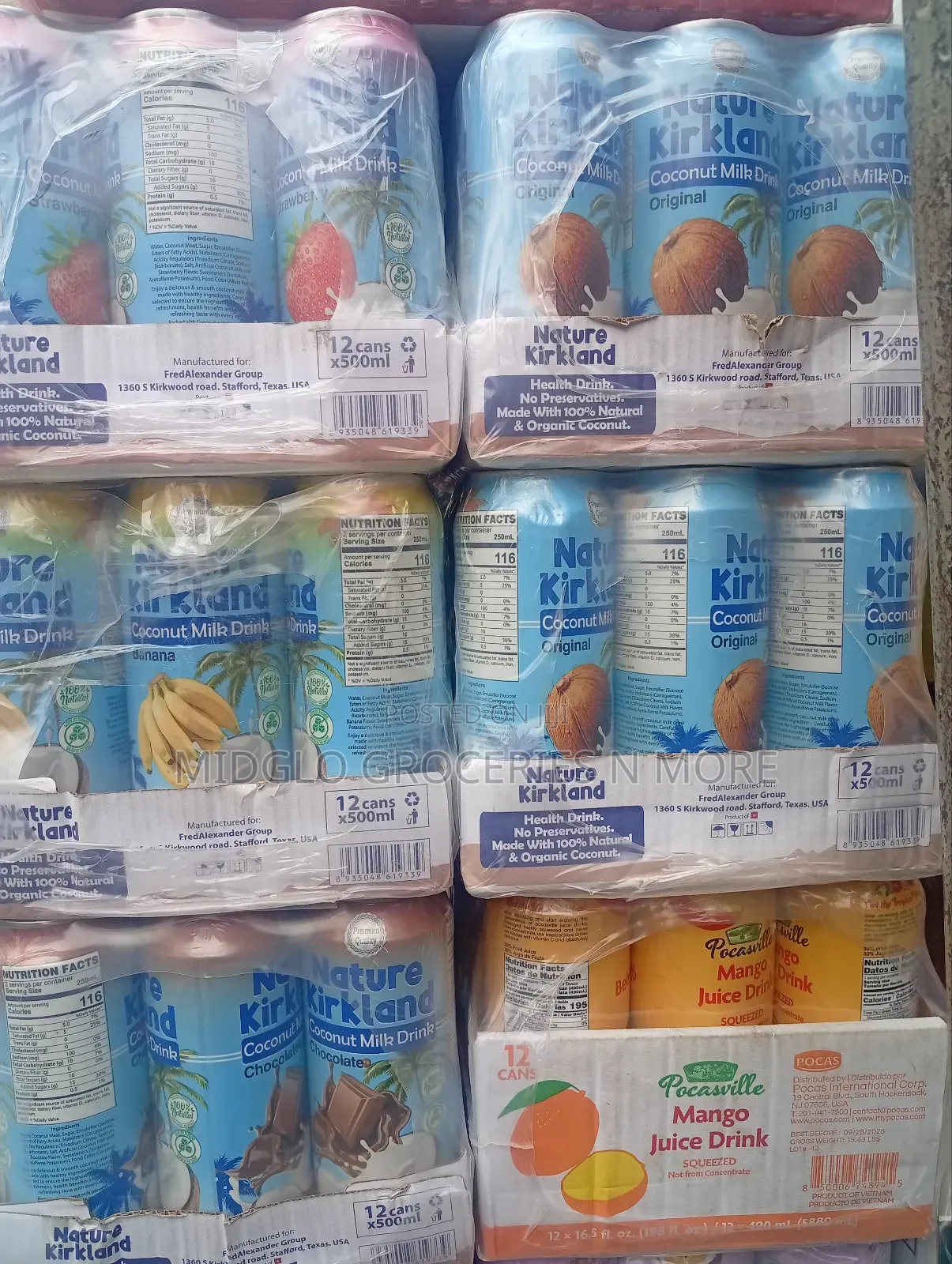 Kirkland Signature Organic Coconut Milk Drink by 12