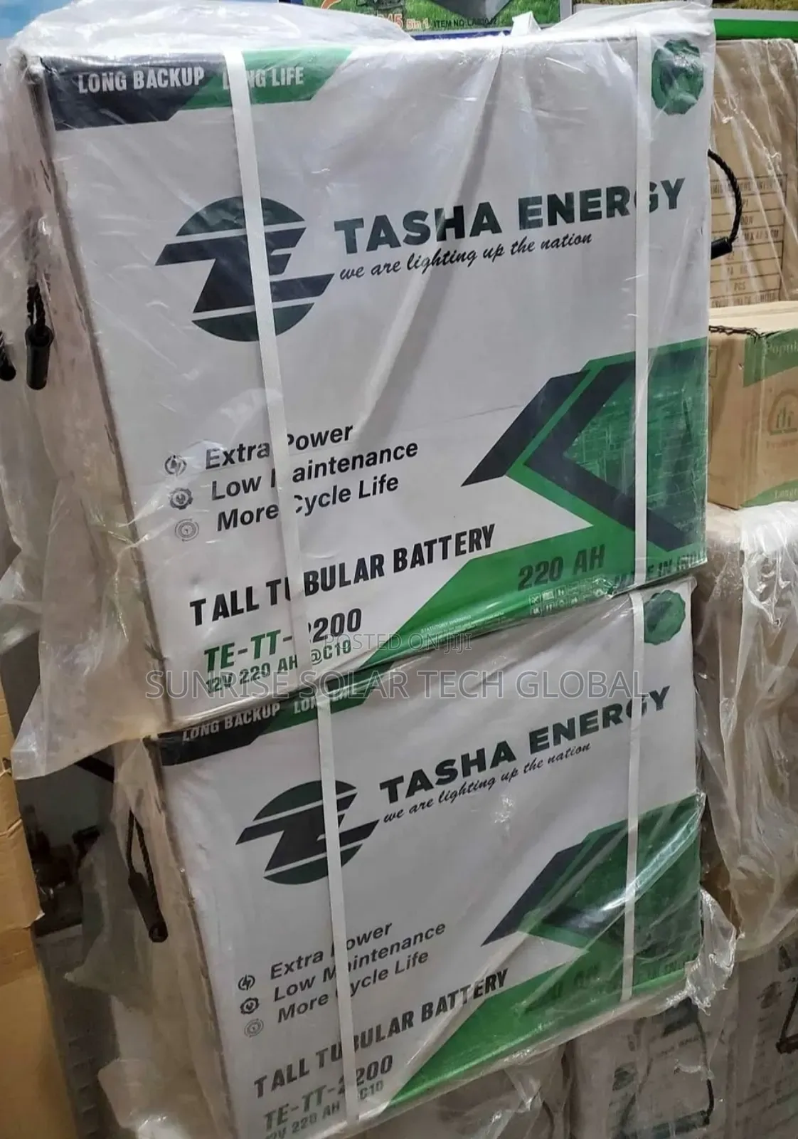 220ah 12v Tasha Energy Tubular Batteries