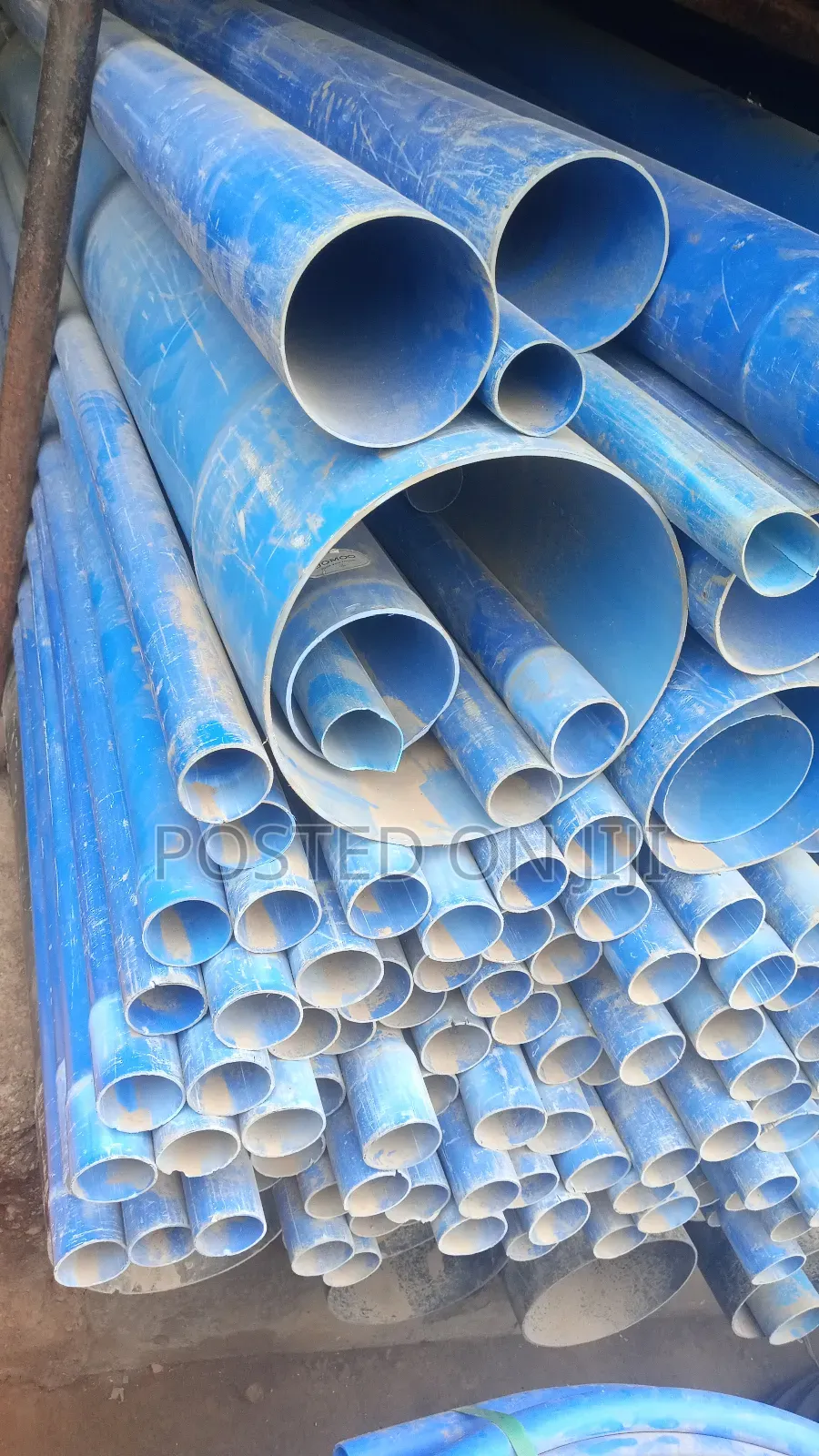 10" Inch PVC Pipe Blue