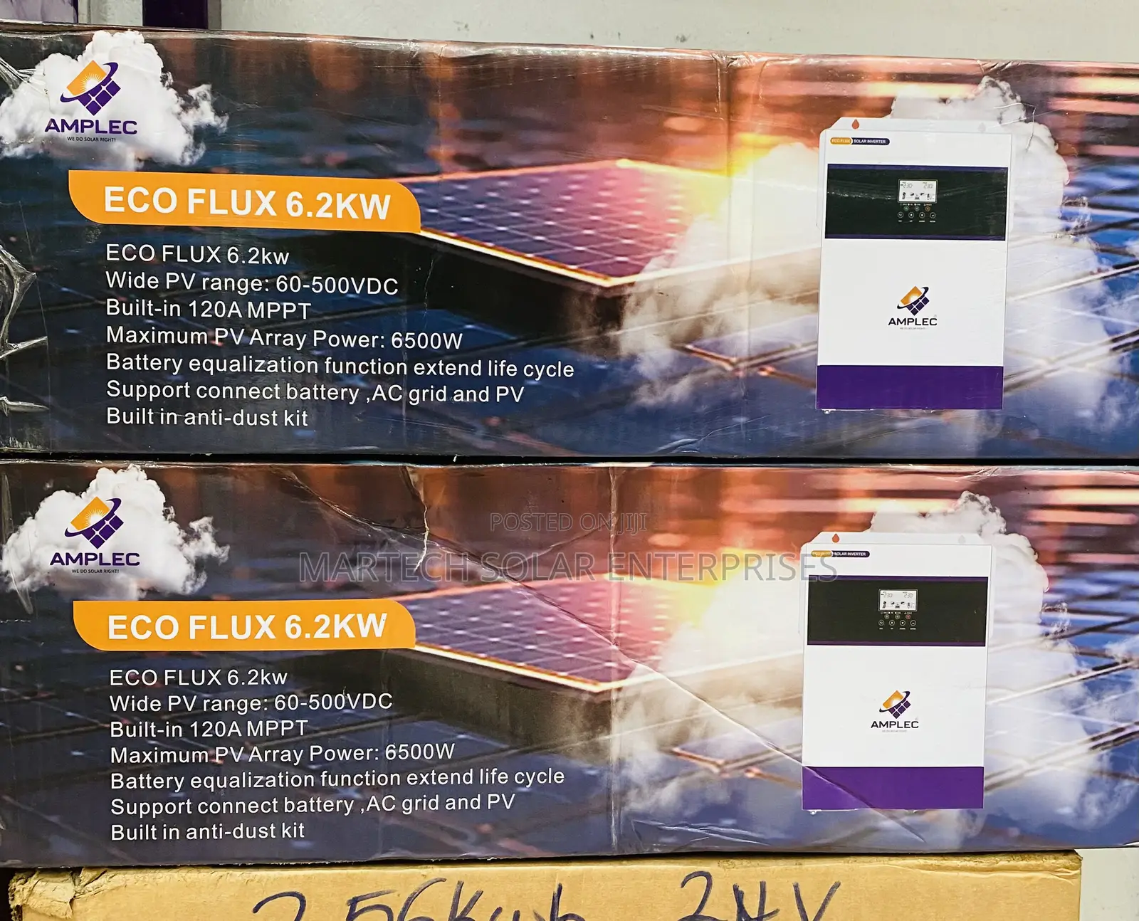 Amplec 6.2kva/24v Hybrid Solar Inverter With 120ah MPPT Controller