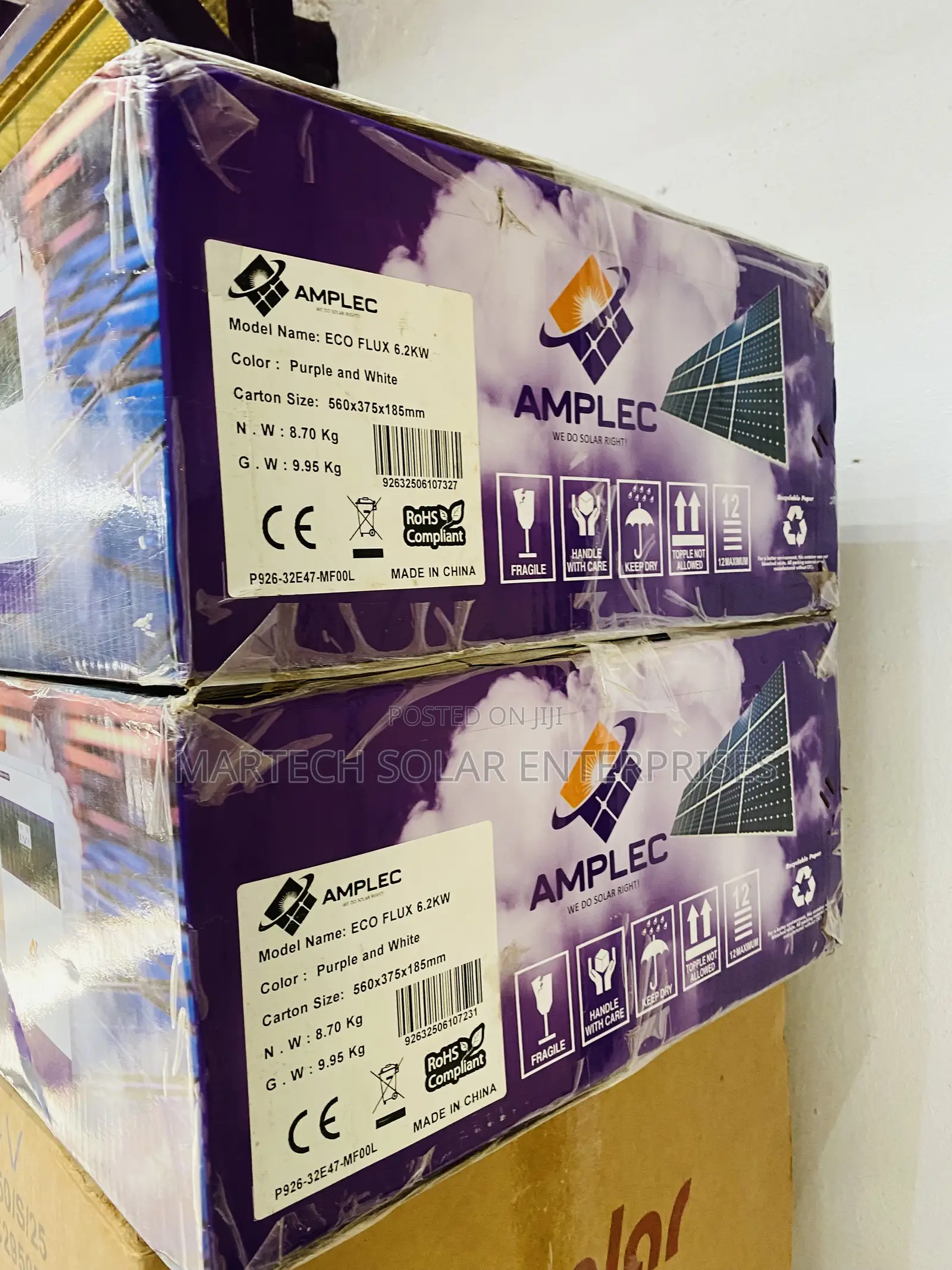 Amplec 6.2kva/24v Hybrid Solar Inverter With 120ah MPPT Controller