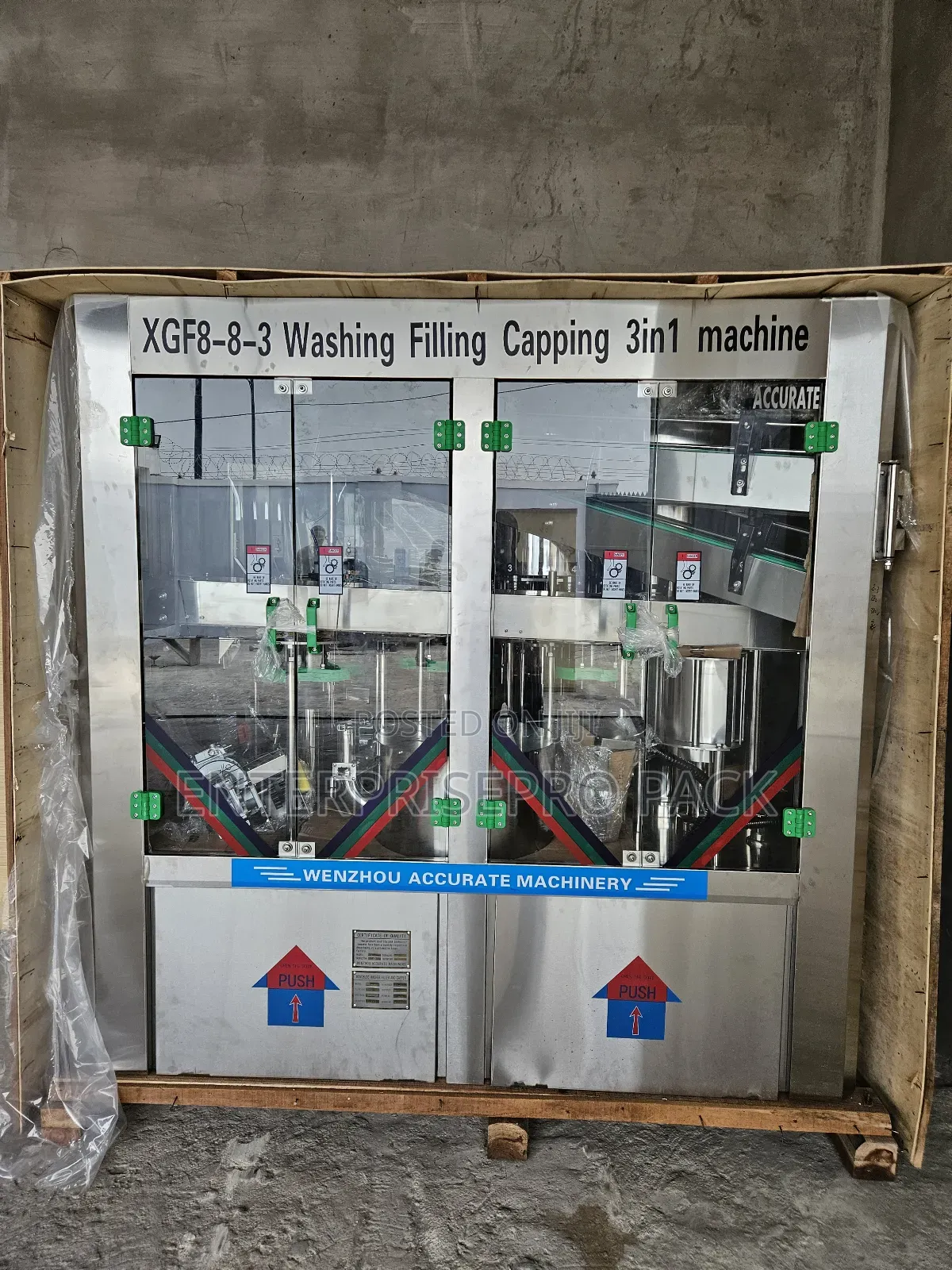Automatic Bottle Water Machine - XGF 8-8-3 Monoblock 3-in-1 for Sale