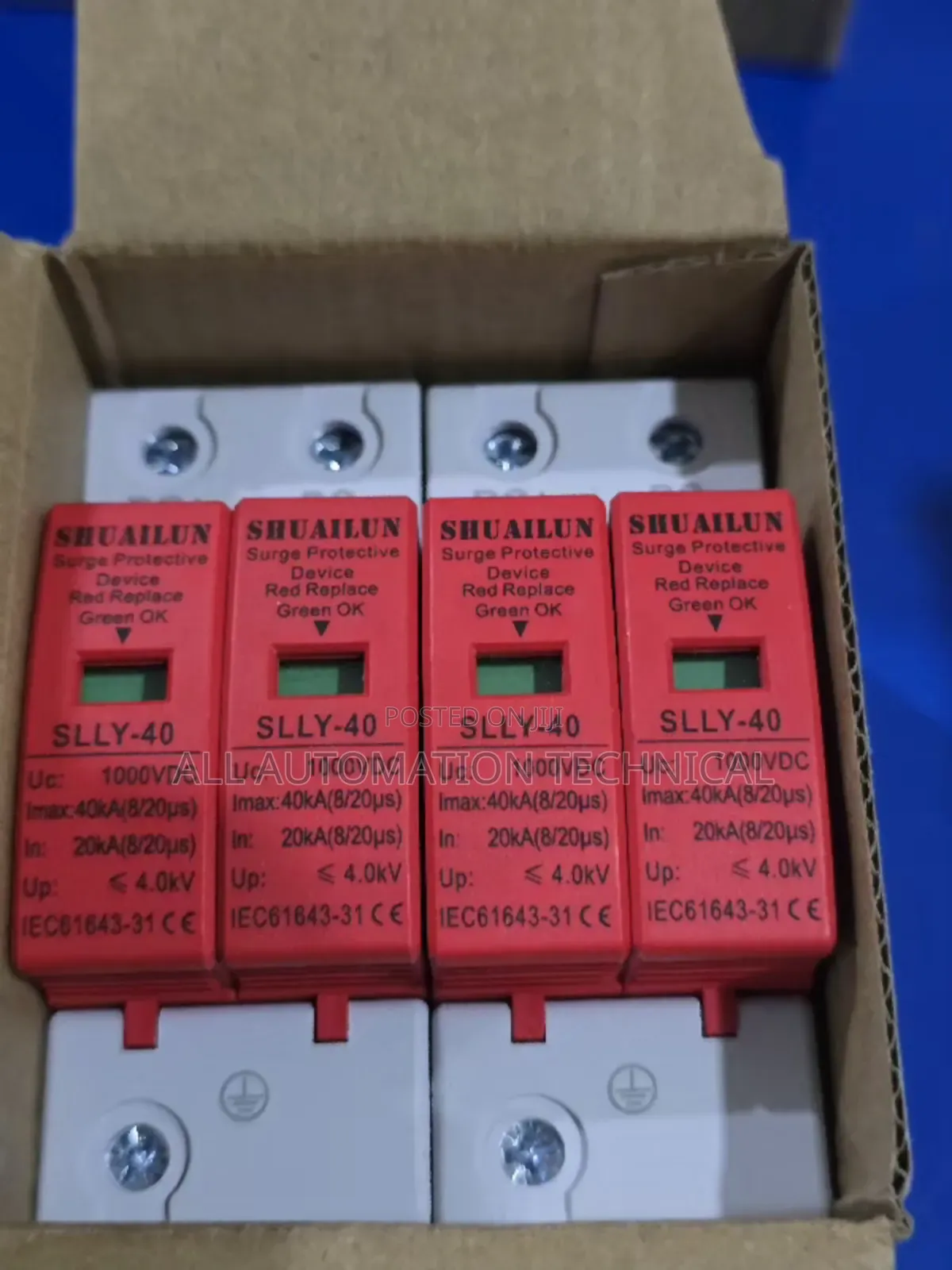 2p Dc Surge Protector 40ka | Solar Pv Photovoltaic Lightning Arrester