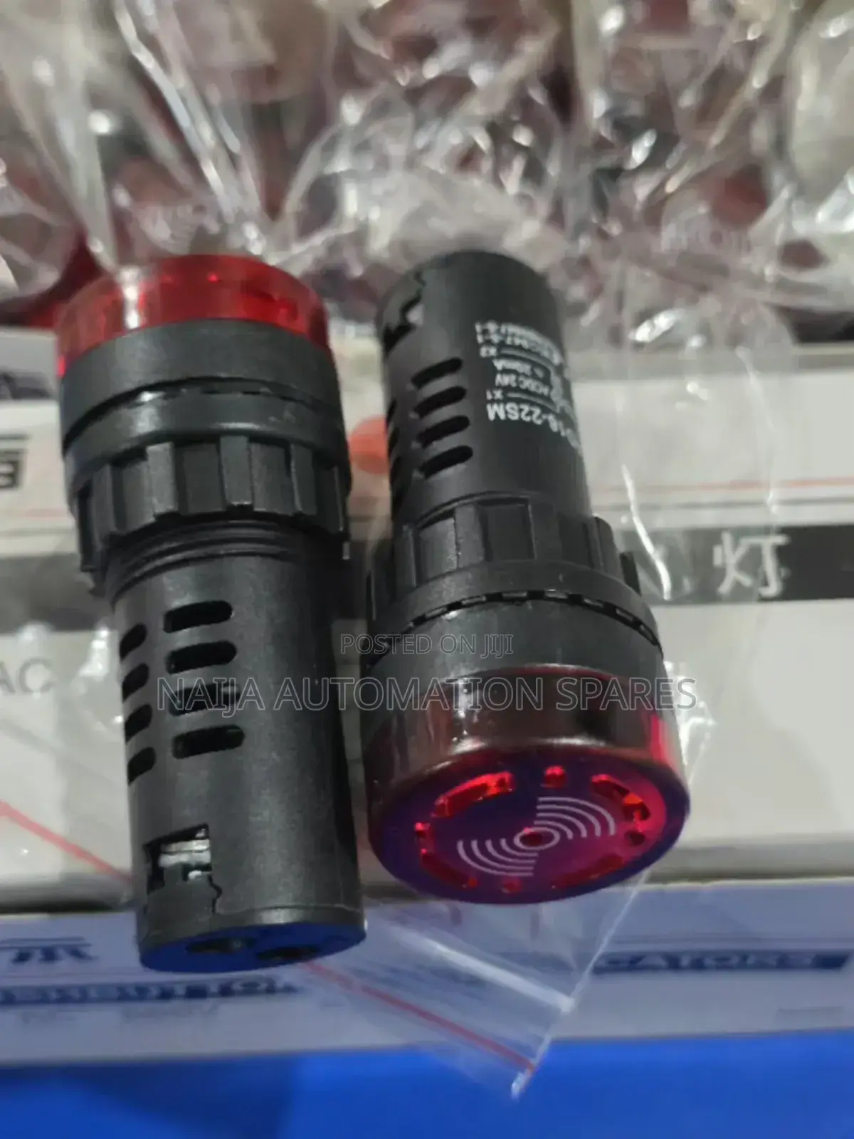 Ad16-22sm Buzzer Led Flash Alarm Indicator 24vdc Red Green Yellow Lamp