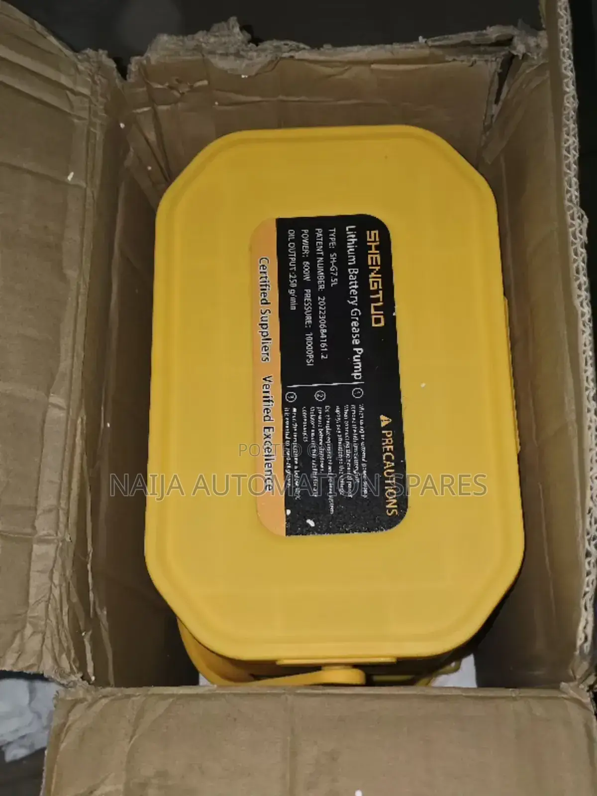 7.2l Capacity Electric and Rechargeable Grease Filling Machine.