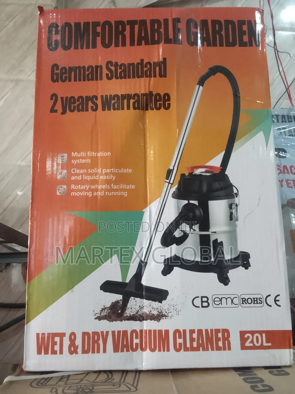 Wet and Dry Vacuum Cleaner 20 Liters 3in1