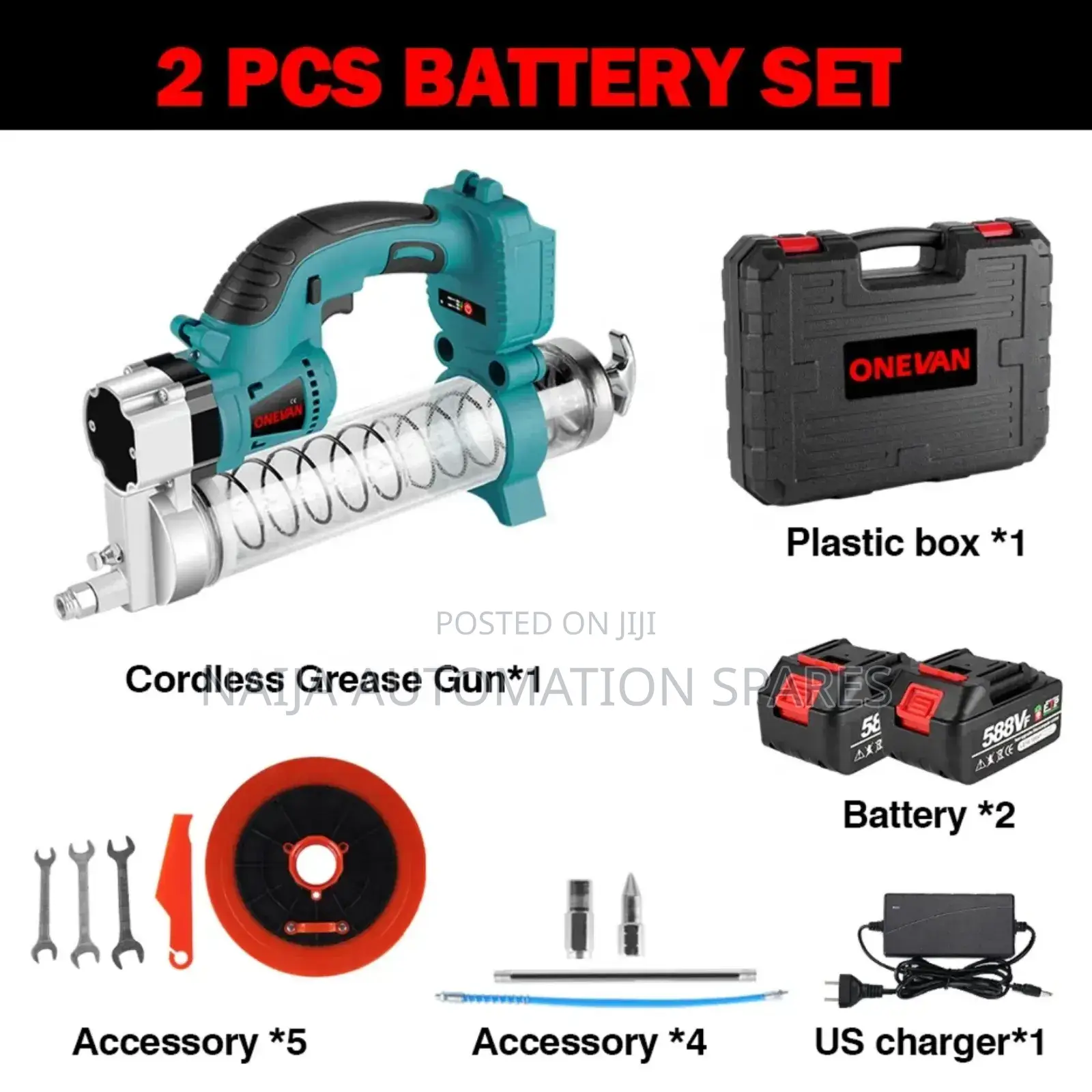 Cordless Electric and Rechargeable Grease Guns 6000 Psi