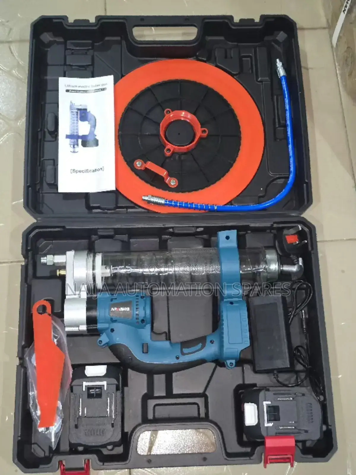 Cordless Electric and Rechargeable Grease Guns 6000 Psi