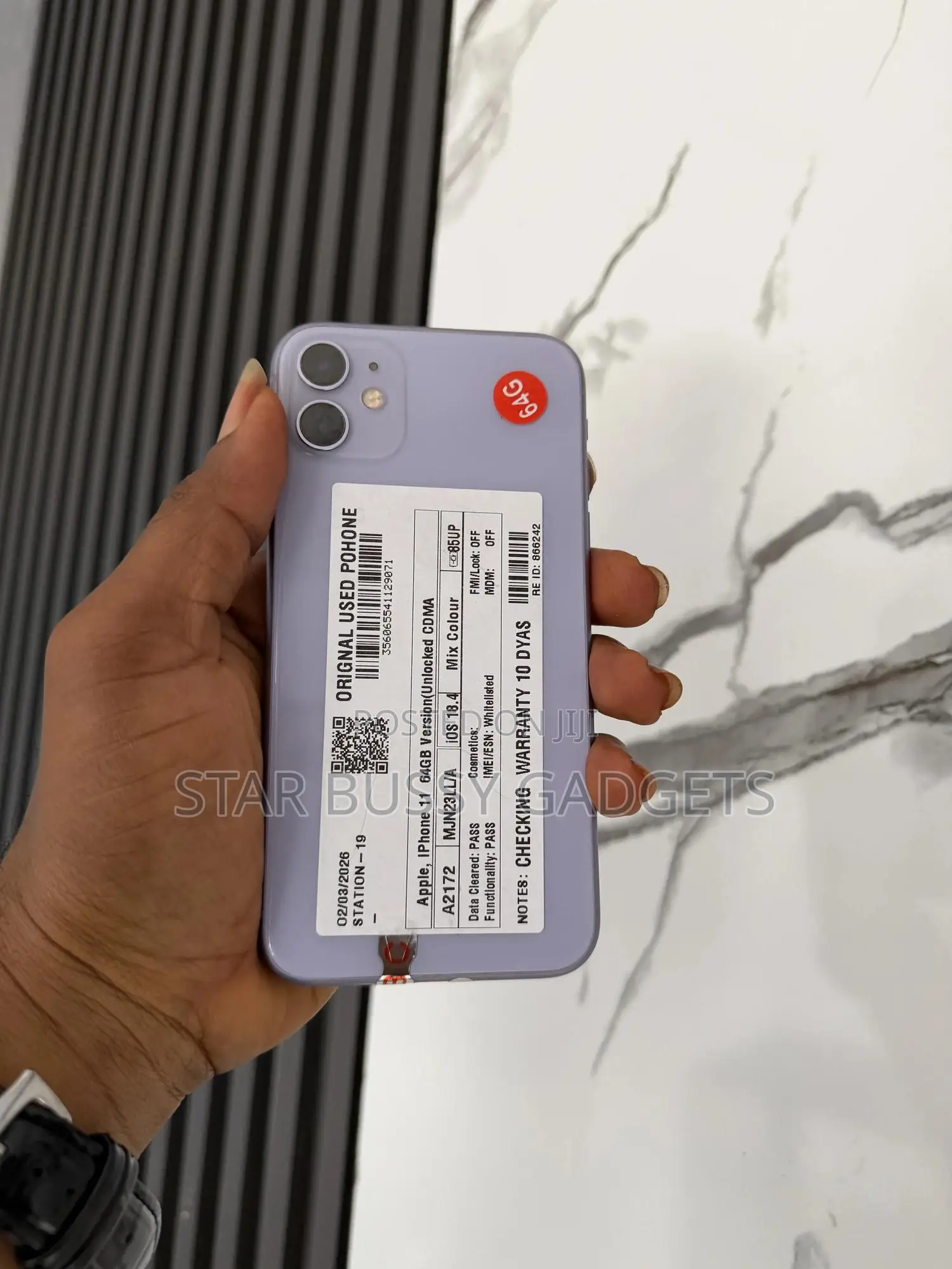 Apple iPhone 11 64 GB Purple