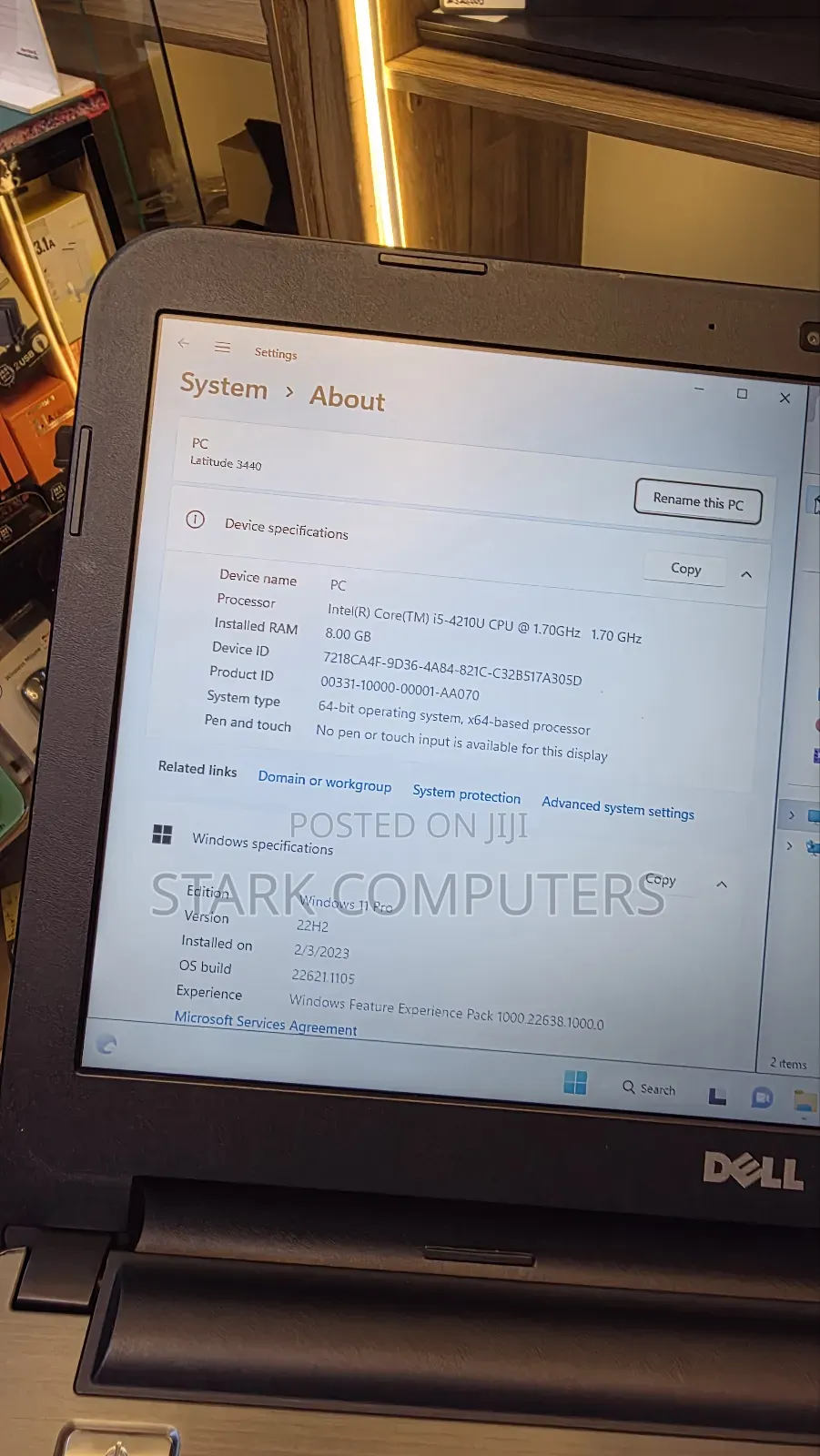 Laptop Dell Latitude 13 3340 8GB Intel Core i5 HDD 500GB