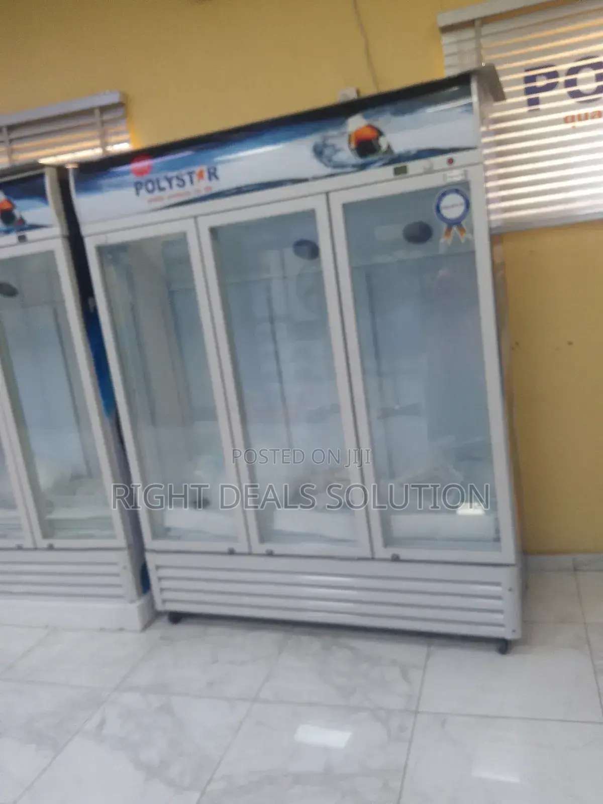 Polystar Triple Door Showcase Refrigerator
